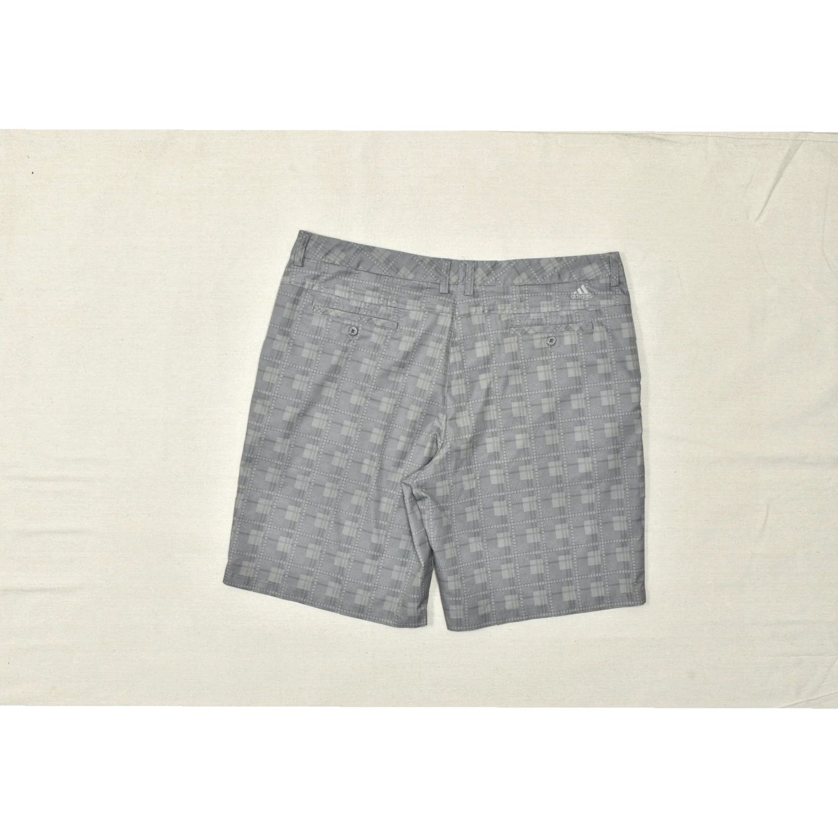 Adidas Adidas ClimaLite Men Gray Plaid Golf Chino Shorts Regular Size 40 Polyester Size US 40 / EU 56 - 7 Thumbnail