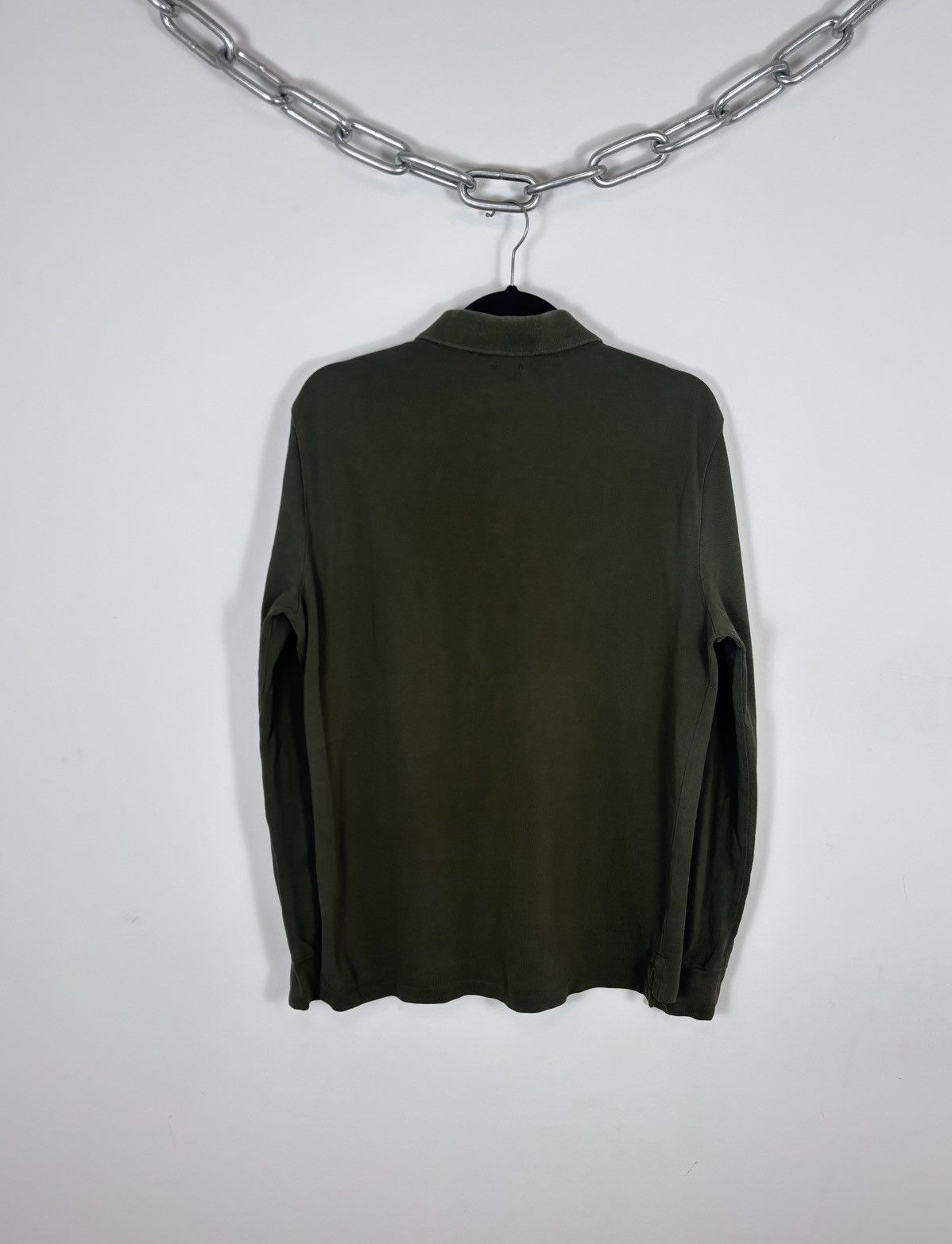 Polo Ralph Lauren Polo Ralph Lauren Men’s Olive Green Long Sleeve Polo Shirt Size US M / EU 48-50 / 2 - 15 Thumbnail