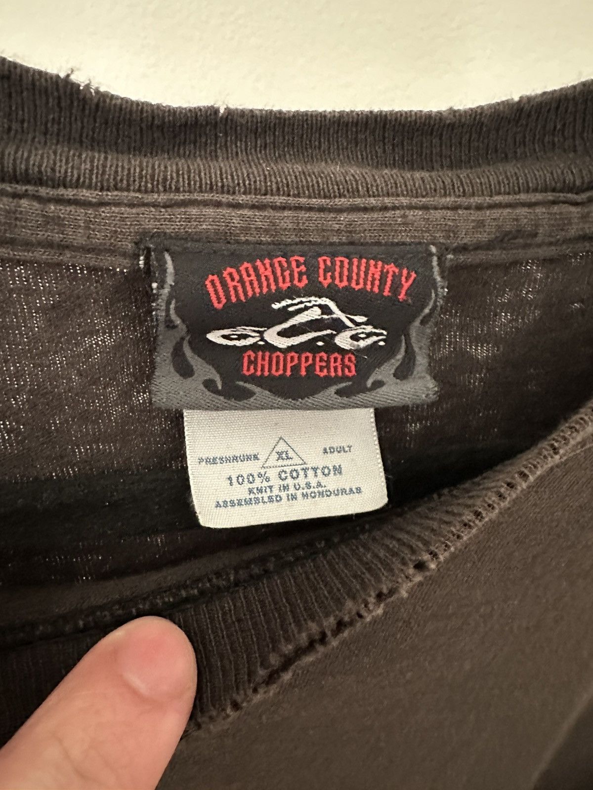 Vintage Vintage Nicely Faded OC Choppers Tee Size US XL / EU 56 / 4 - 3 Thumbnail