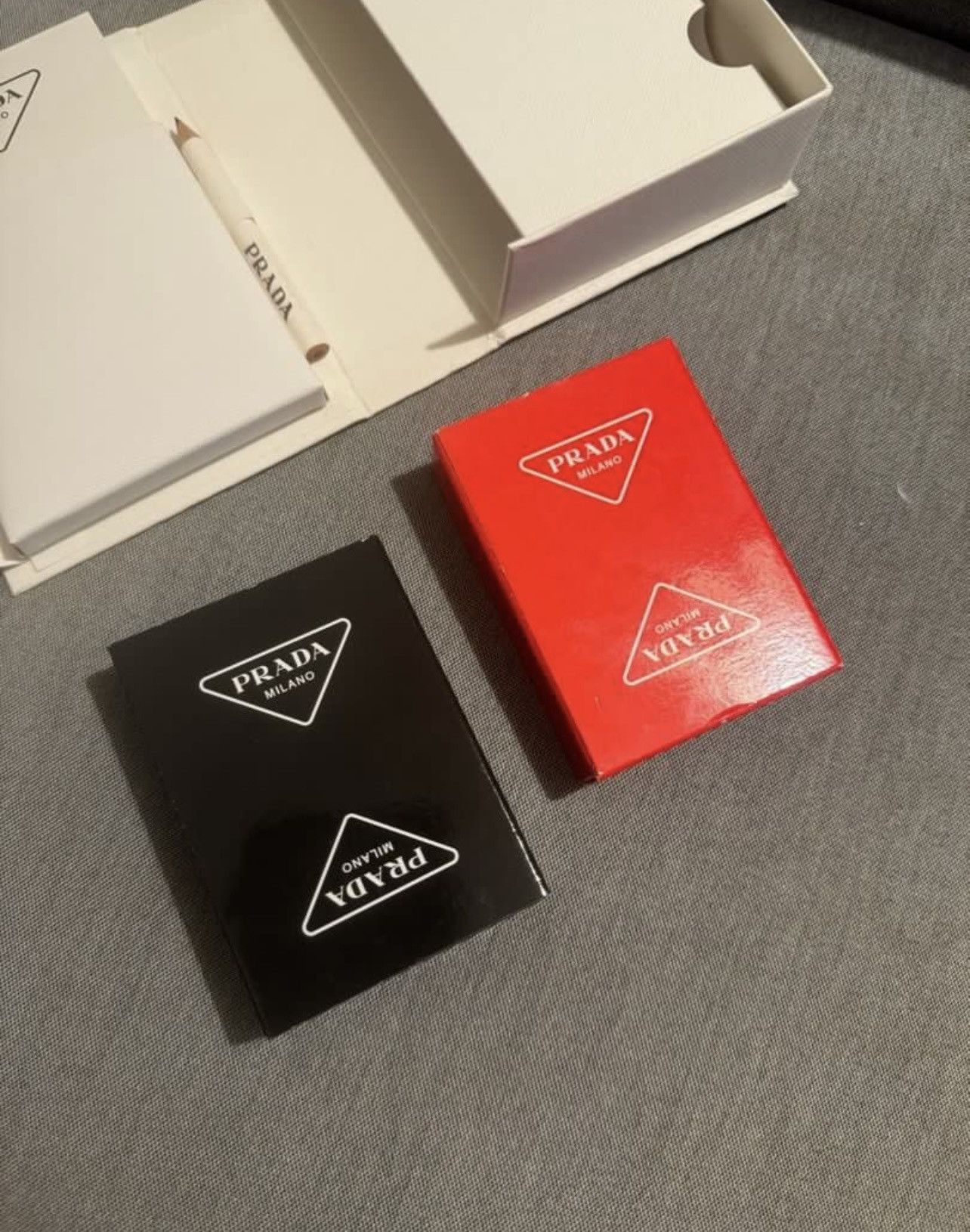 Prada 🔺Prada Playing cards notepad boxset Size ONE SIZE - 1 Thumbnail