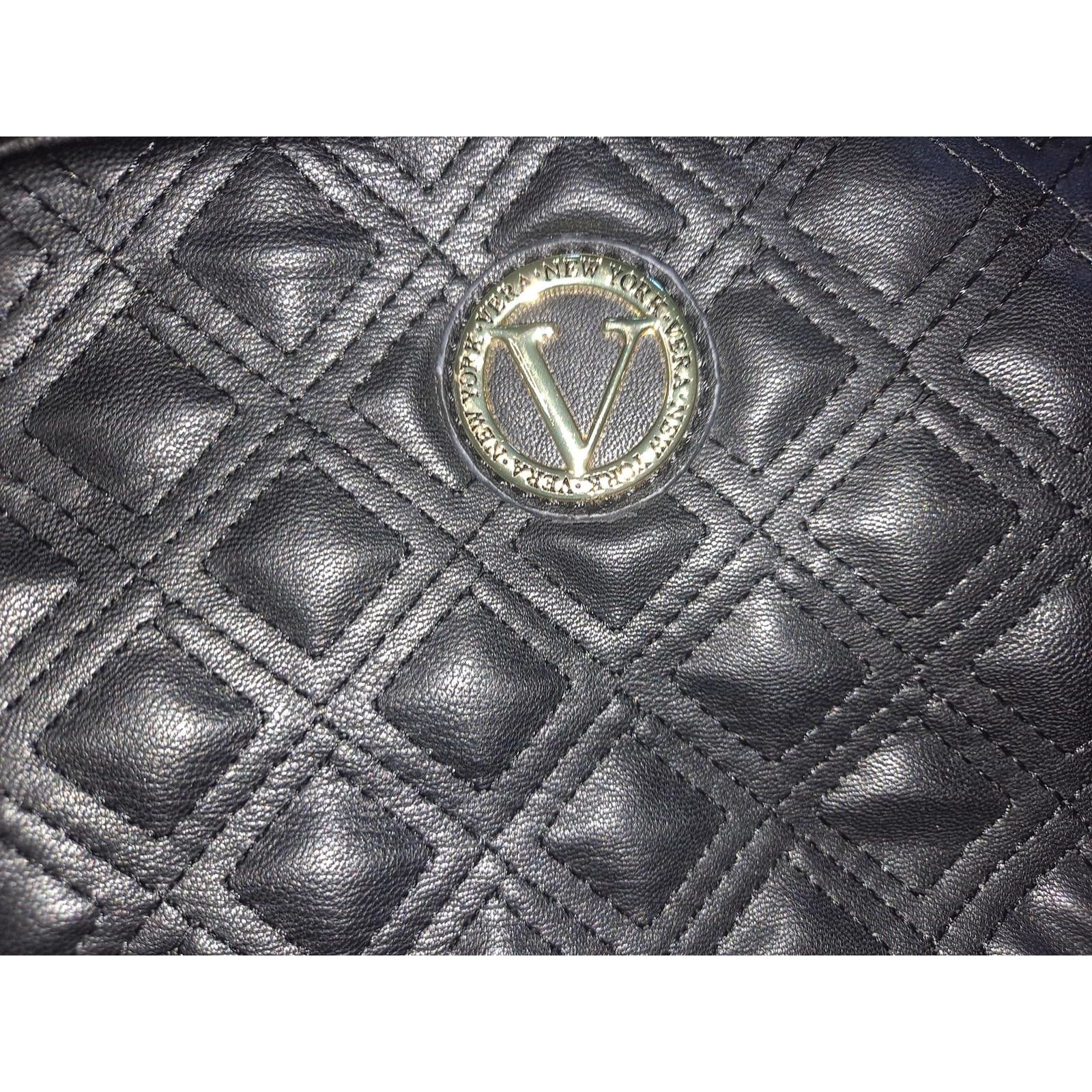 Other Vera New York Black Quilted Shoulder Bag Purse with Chain St Size ONE SIZE - 2 Thumbnail