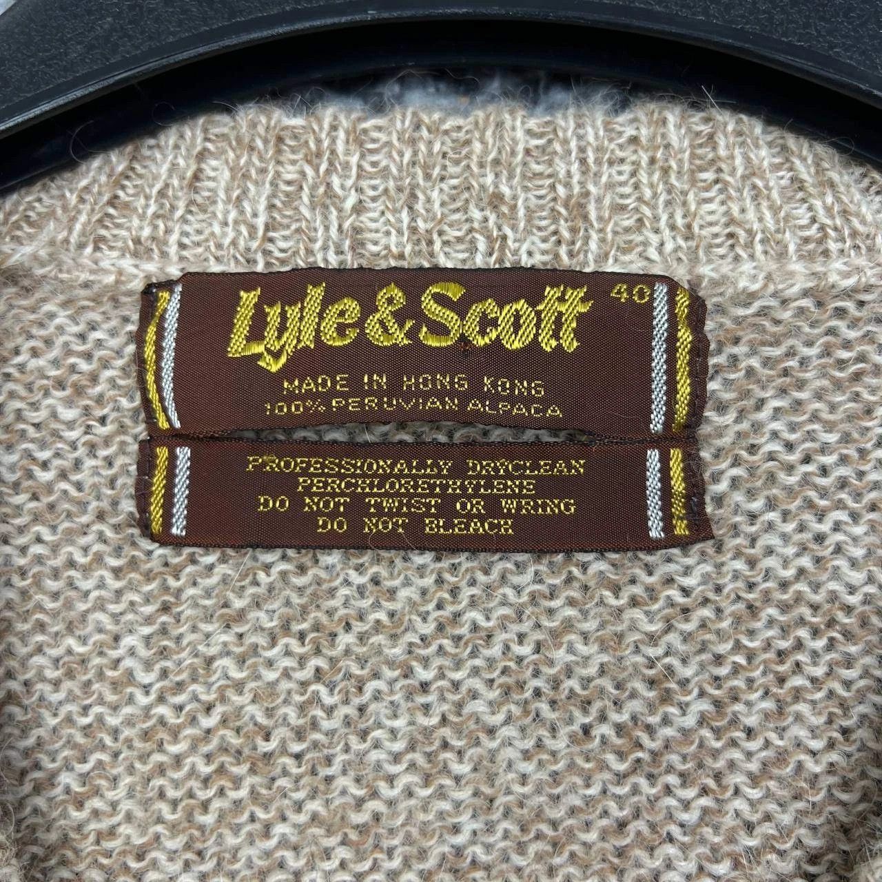 Lyle & Scott Vintage Lyle & Scott Sweater 40 Argyle Peruvian Alpaca Size US M / EU 48-50 / 2 - 3 Thumbnail