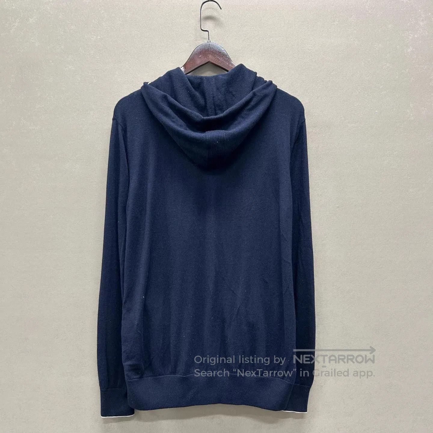 Loro Piana Blue Zip-Up Hoodie with Drawstring. Size US L / EU 52-54 / 3 - 2 Thumbnail