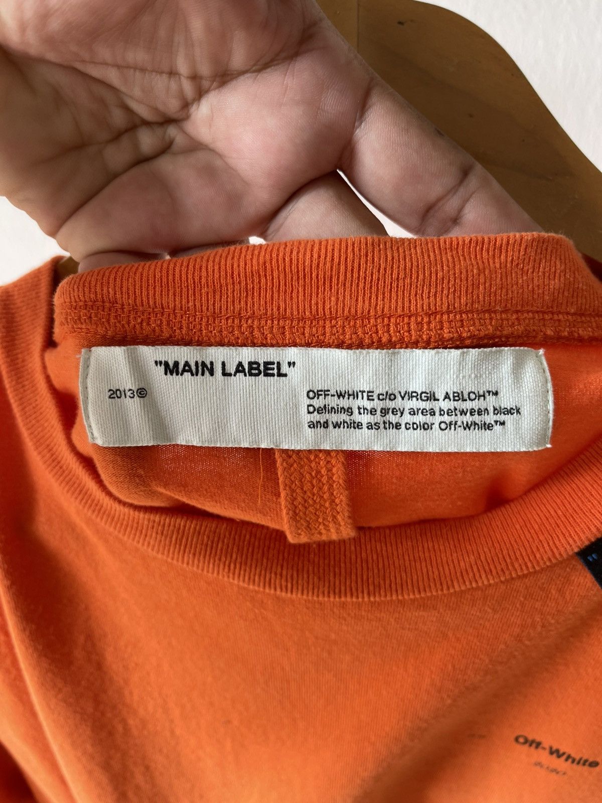 Off-White F/W2020 Off White Orange Tee A1 Size US XL / EU 56 / 4 - 9 Thumbnail
