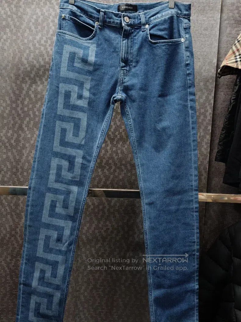 Versace Versace Back print cotton jeans Size 33" - 1 Thumbnail