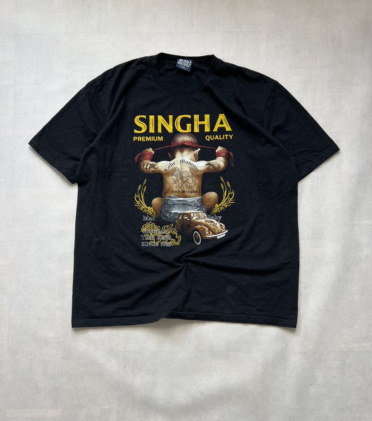 Band Tees × Vintage Tshirt Singha Muay Thai Baby vintage since 1933 Size US XXL / EU 58 / 5 - 1 Thumbnail