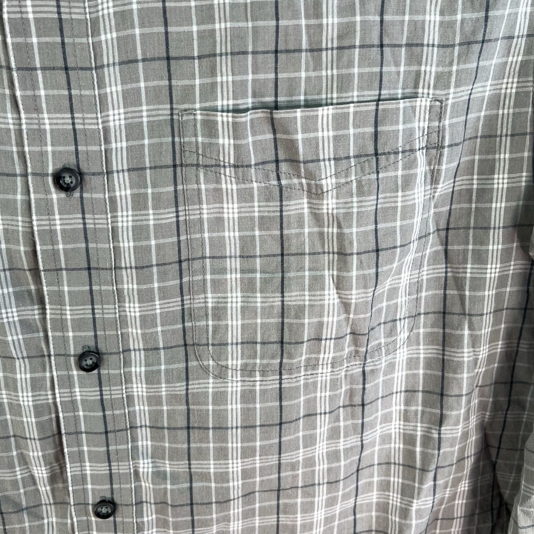 Wrangler Wrangler Rita Plaid Button Down Shirt Men’s L Long Sleeve Gray Size US L / EU 52-54 / 3 - 5 Thumbnail