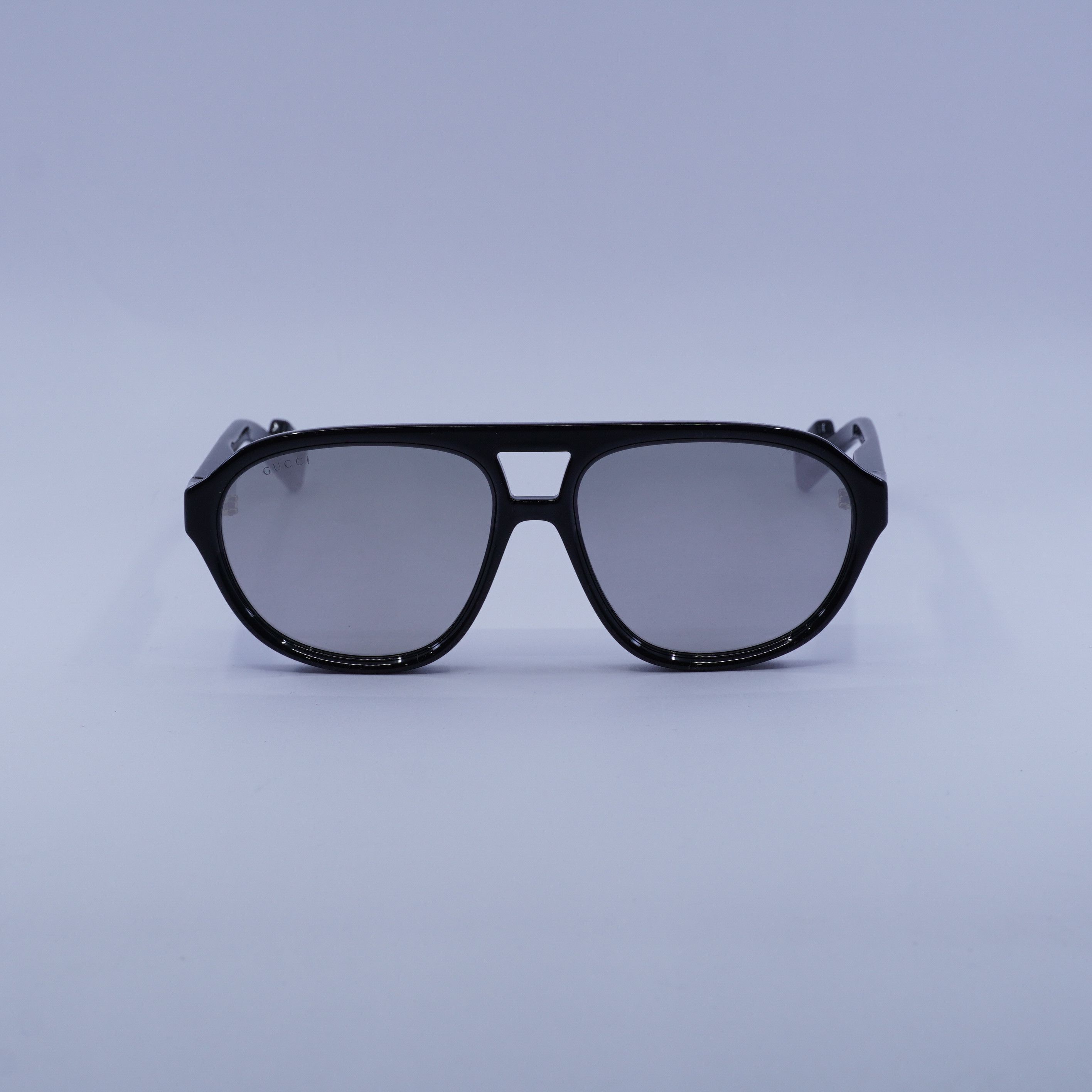 Gucci Gucci GG1239S 002 Sunglasses Black Aviator Frame, Silver Mir Size ONE SIZE - 4 Thumbnail
