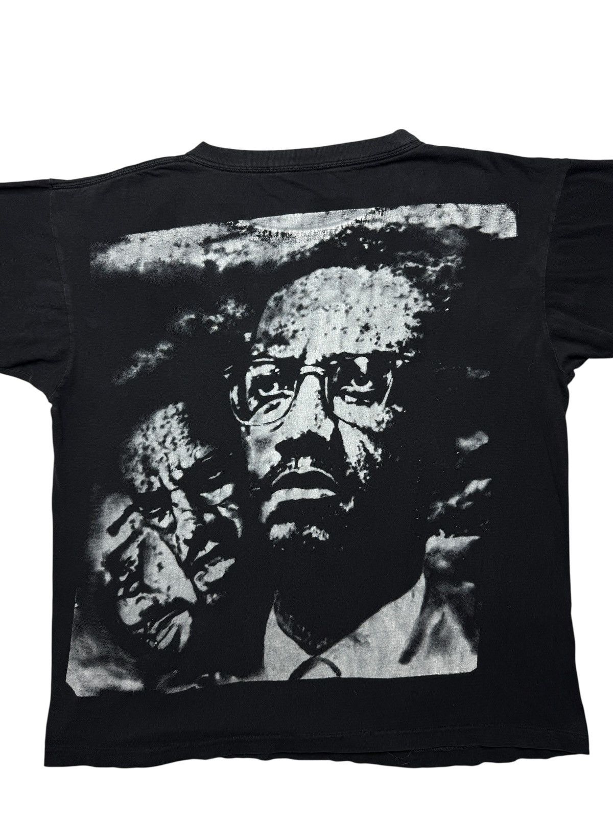 Vintage Vintage 1990’s Malcolm X Rap Tee Shirt Size US XL / EU 56 / 4 - 5 Thumbnail