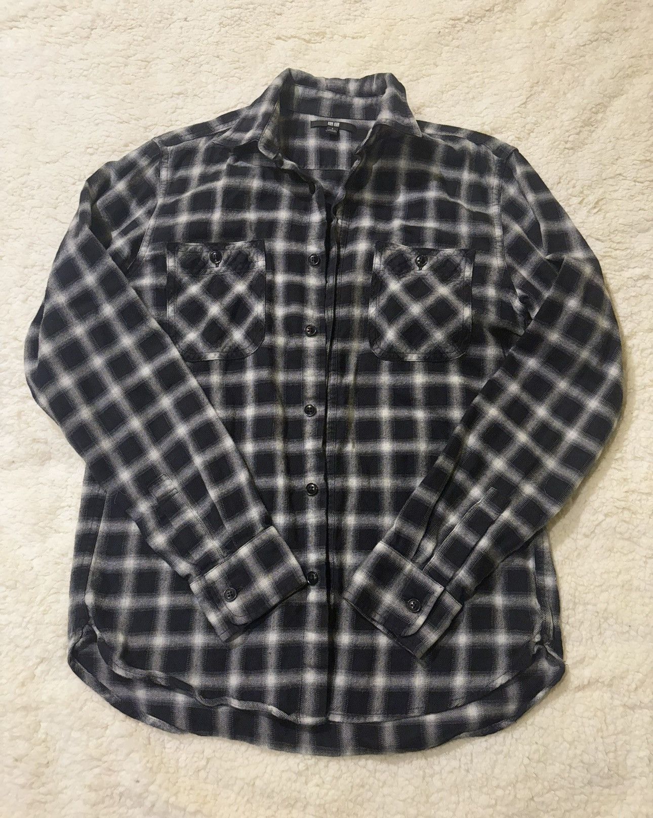 Uniqlo Women’s plaid shirt0426 Size S / US 4 / IT 40 - 1 Thumbnail