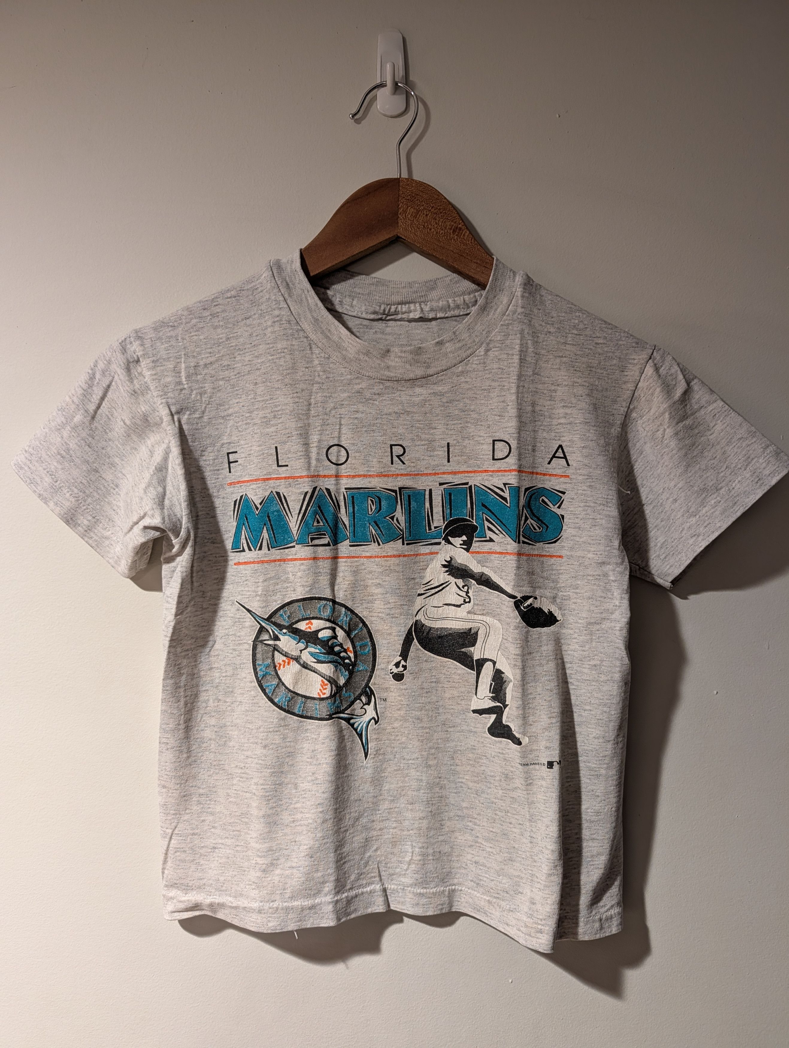 MLB Vintage 1993 Florida Marlins Baseball MLB Kids Small T-Shirt Size US S / EU 44-46 / 1 - 1 Thumbnail