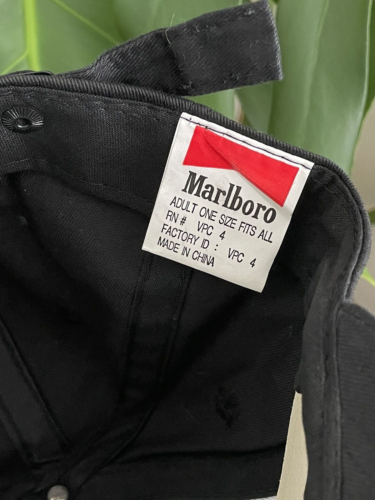 Marlboro × Vintage 🚬 Vintage Marlboro Promo Hat Black Baseball Cap New Size ONE SIZE - 3 Thumbnail