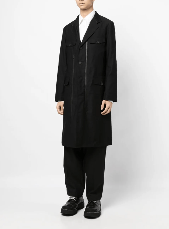 Yohji Yamamoto Yohji Yamamoto Pour Homme W/GABARDINE Open Button Big Jacket Size US M / EU 48-50 / 2 - 5 Thumbnail