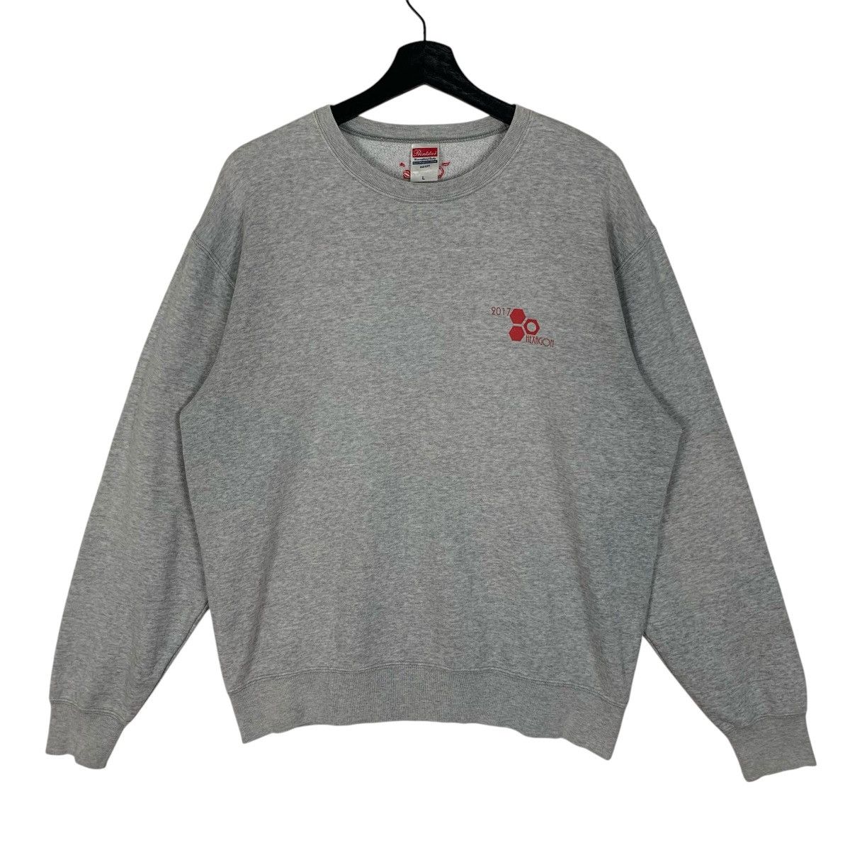 Japanese Brand Printstar 2017 Hexagon StreetWear JapaneseBrand Sweatshirt Size US L / EU 52-54 / 3 - 2 Thumbnail