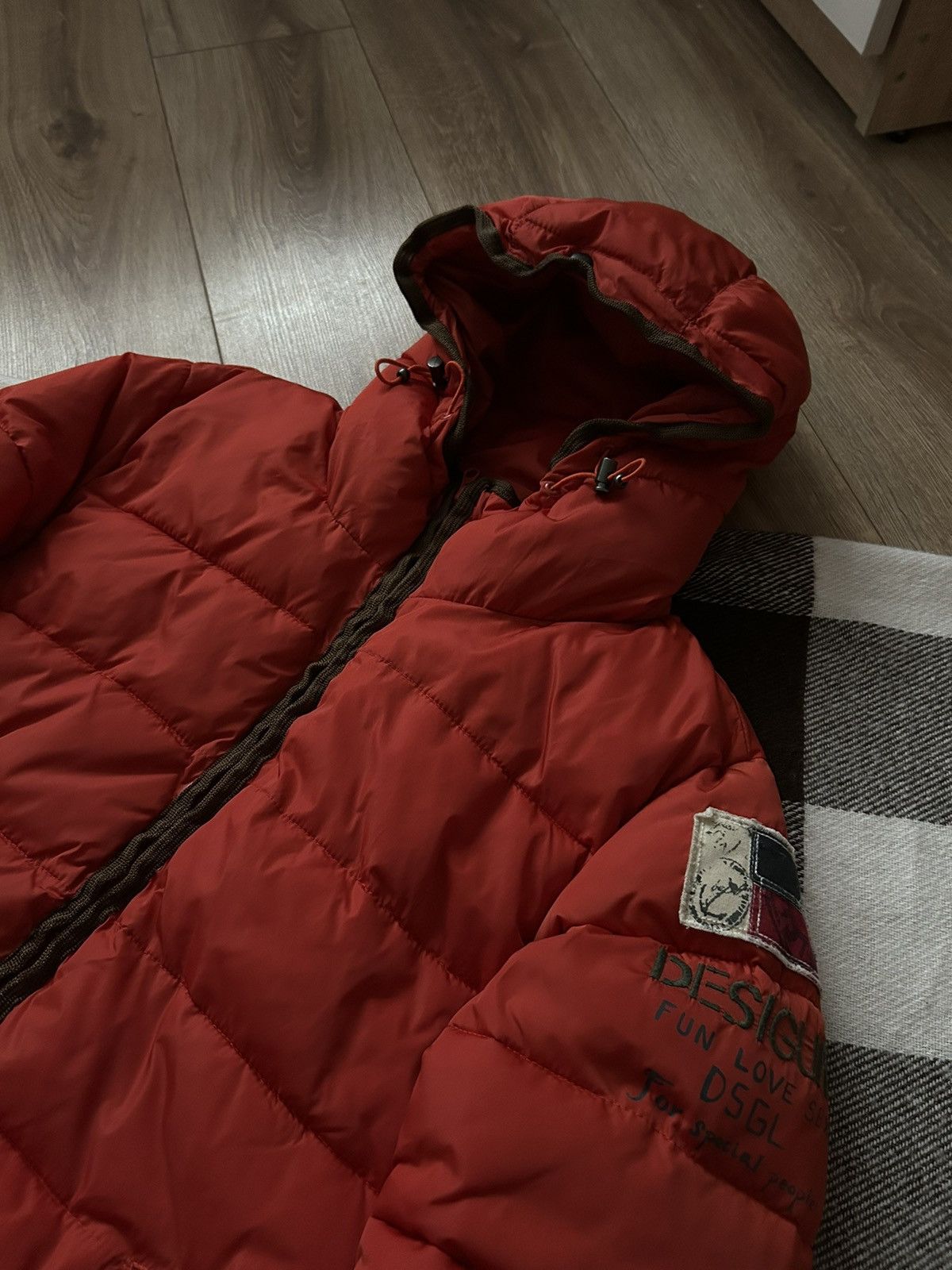 Desigual × Vintage Desigual orange mens puffer jacket outdoors Size US S / EU 44-46 / 1 - 4 Thumbnail