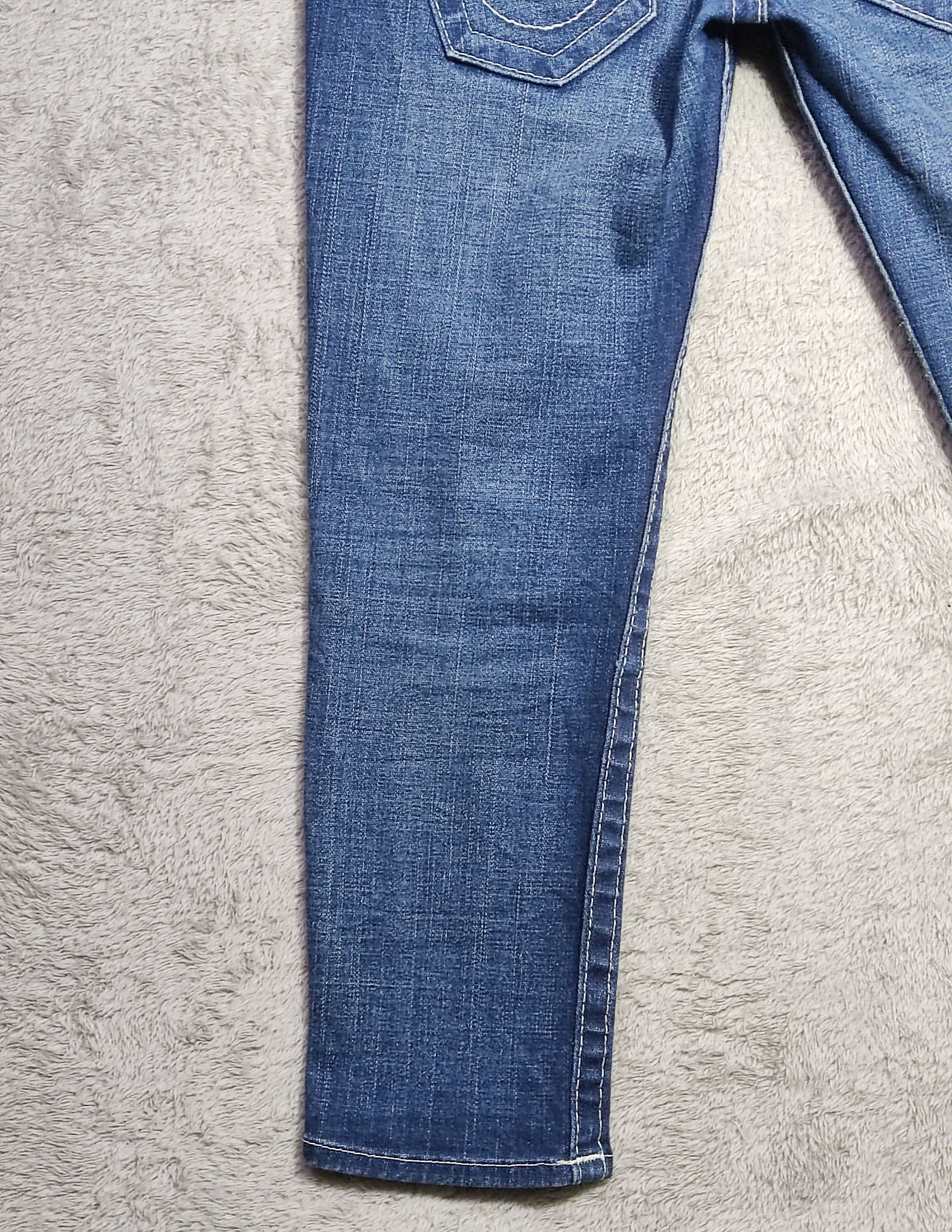 True Religion Y2K True Religion Lily Low Rise 3/4 Jeans Crystal Button Size 29" - 10 Thumbnail