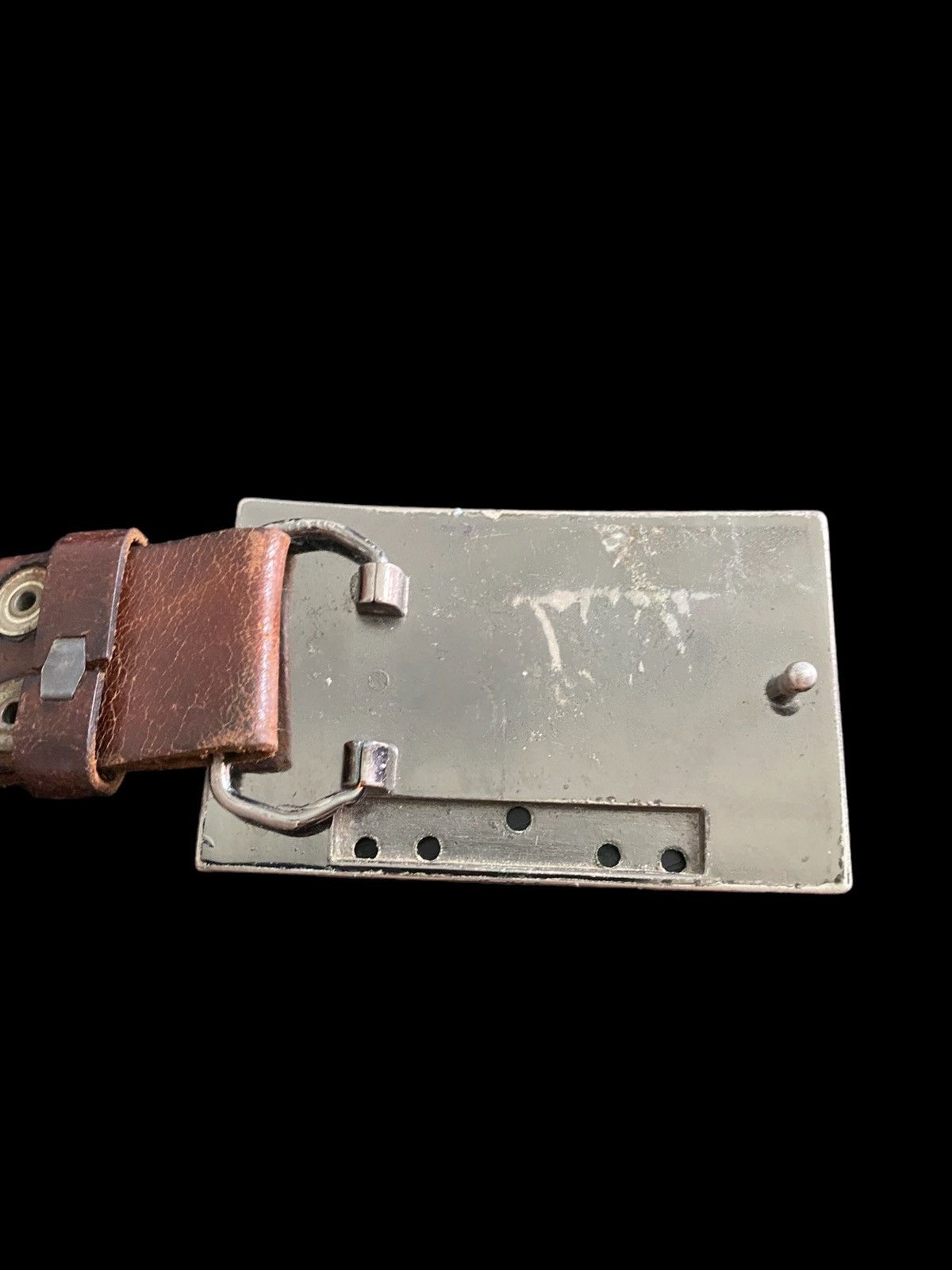 Japanese Brand Vintage MADE IN JAPAN BACK POP Leather Belt nice design Size ONE SIZE - 11 Thumbnail