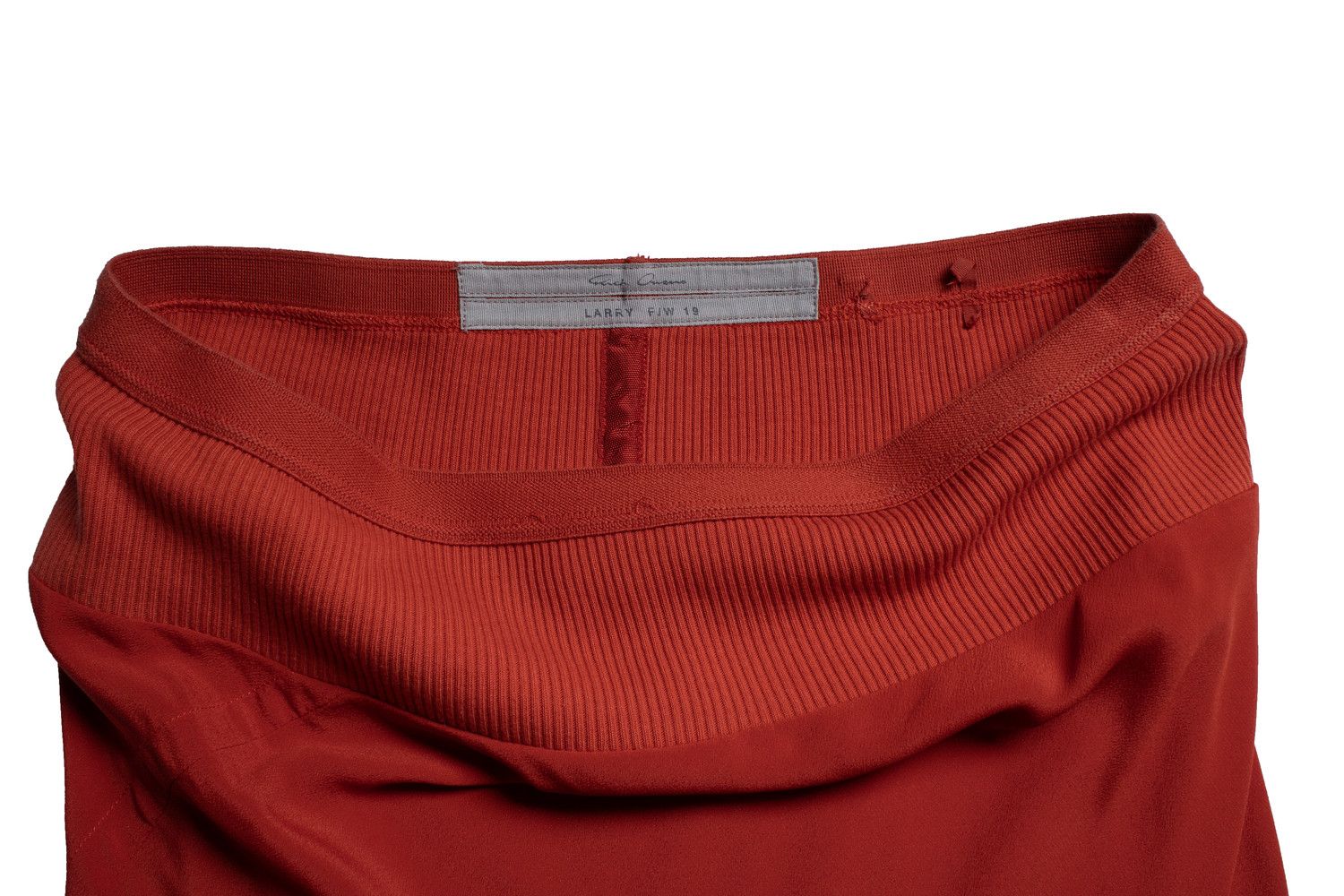 Rick Owens Rick Owens, Larry FW19 red midi skirt Size 28" / US 6 / IT 42 - 8 Thumbnail