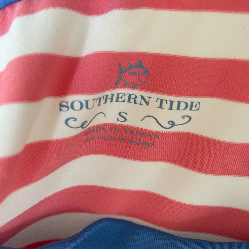 Southern Tide Southern Tide Stripe Tshirt Dress Pink Blue S Size S / US 4 / IT 40 - 6 Thumbnail