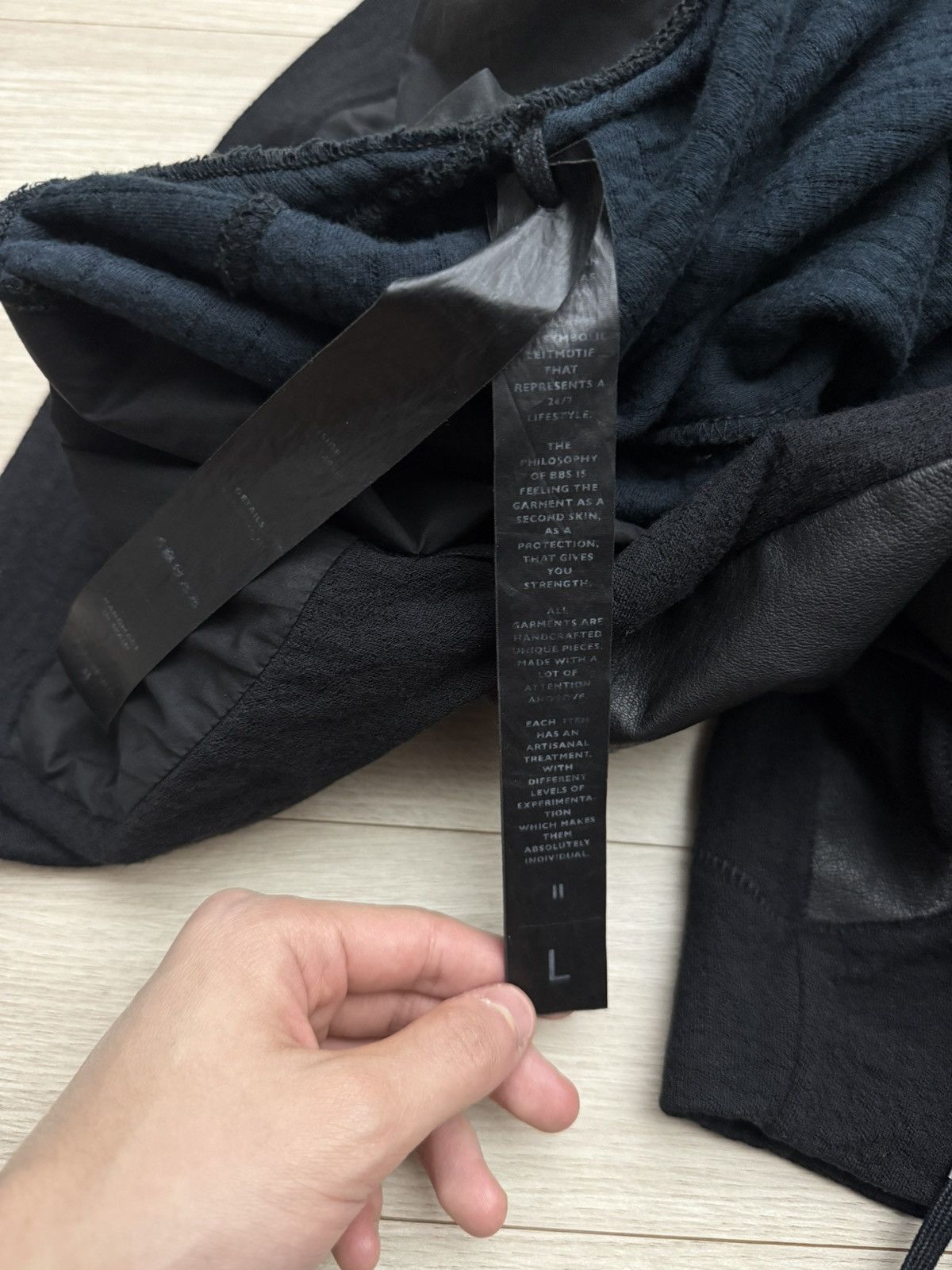 Boris Bidjan Saberi BBS asymmetric hooded jacket Size US L / EU 52-54 / 3 - 11 Thumbnail