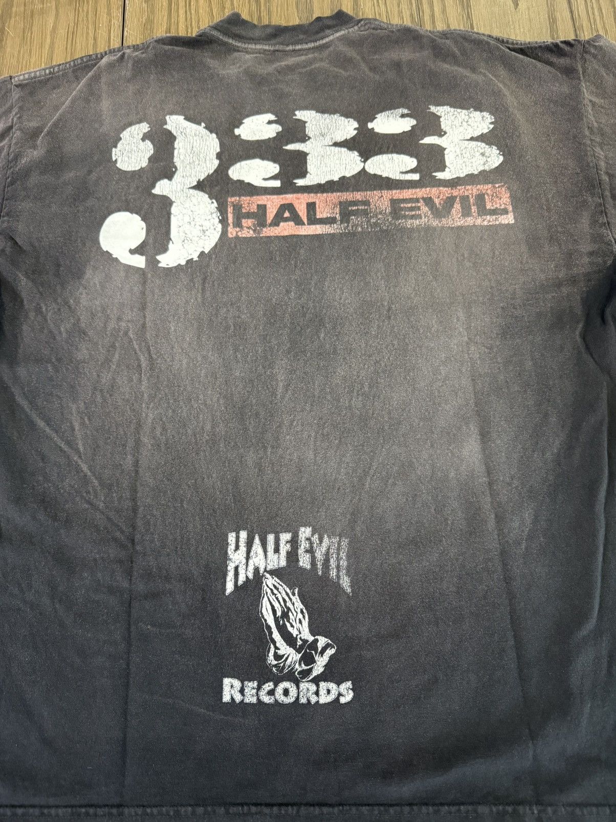 Half Evil ⚡️ Half Evil 333 Underworld Records Tee Shirt Black Size XL ⚡️ Size US XL / EU 56 / 4 - 2 Thumbnail