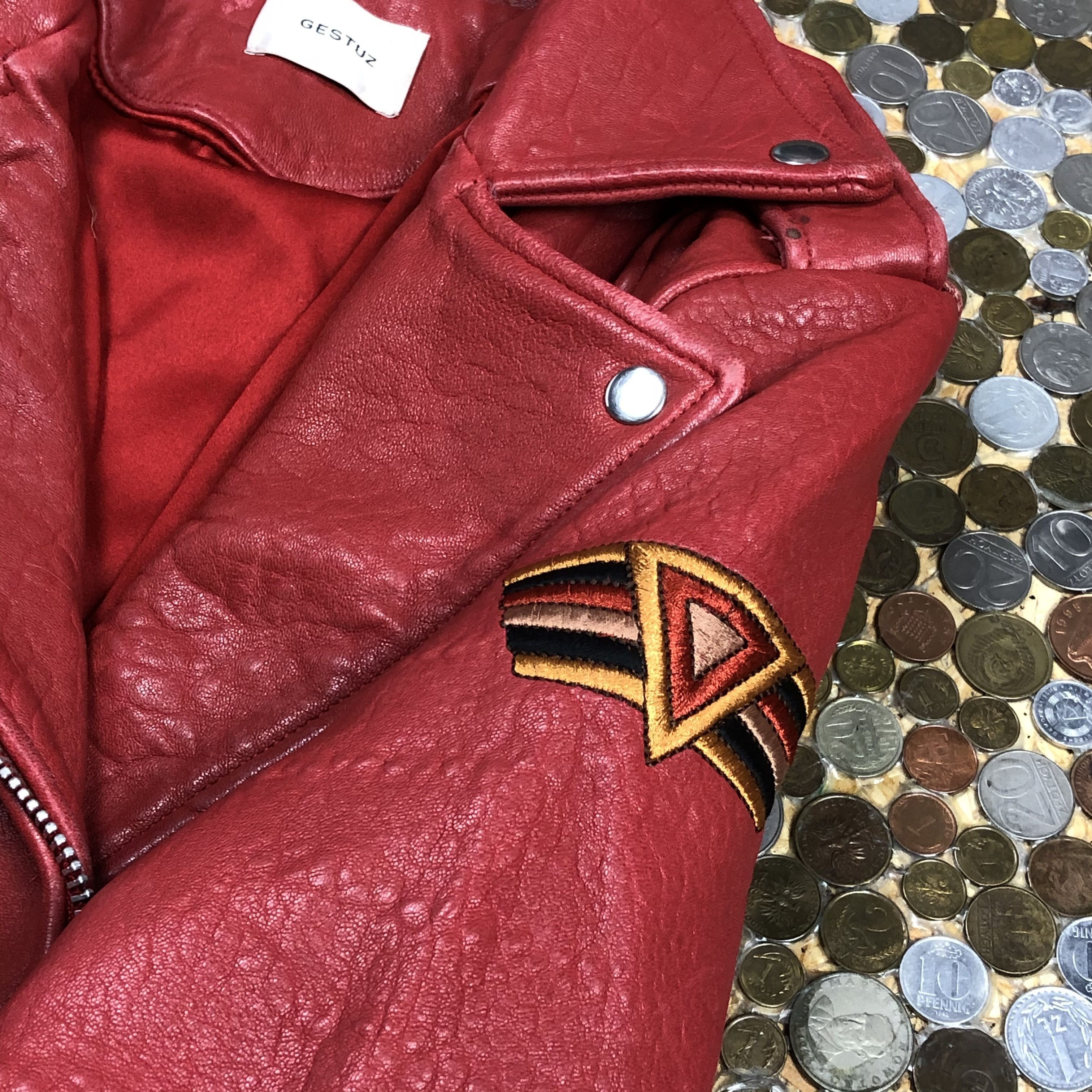 Vintage Gestuz Vintage Adventure Leather Jacket Ramones Size M / US 6-8 / IT 42-44 - 3 Thumbnail