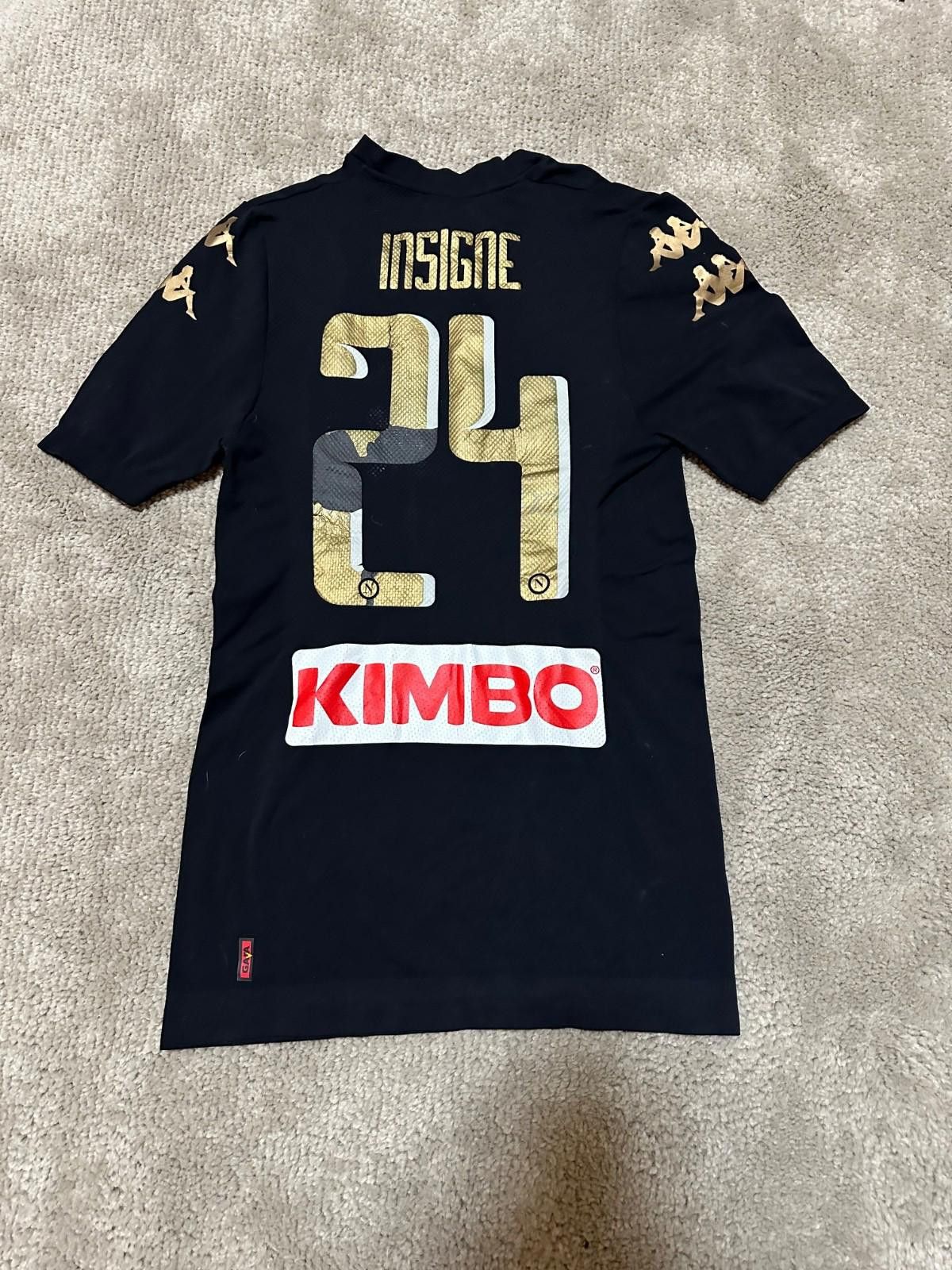 Kappa PLAYER ISSUE SSC NAPOLI 2016/17 SOCCER FOOTBALL SHIRT JERSEY Size US XL / EU 56 / 4 - 7 Thumbnail
