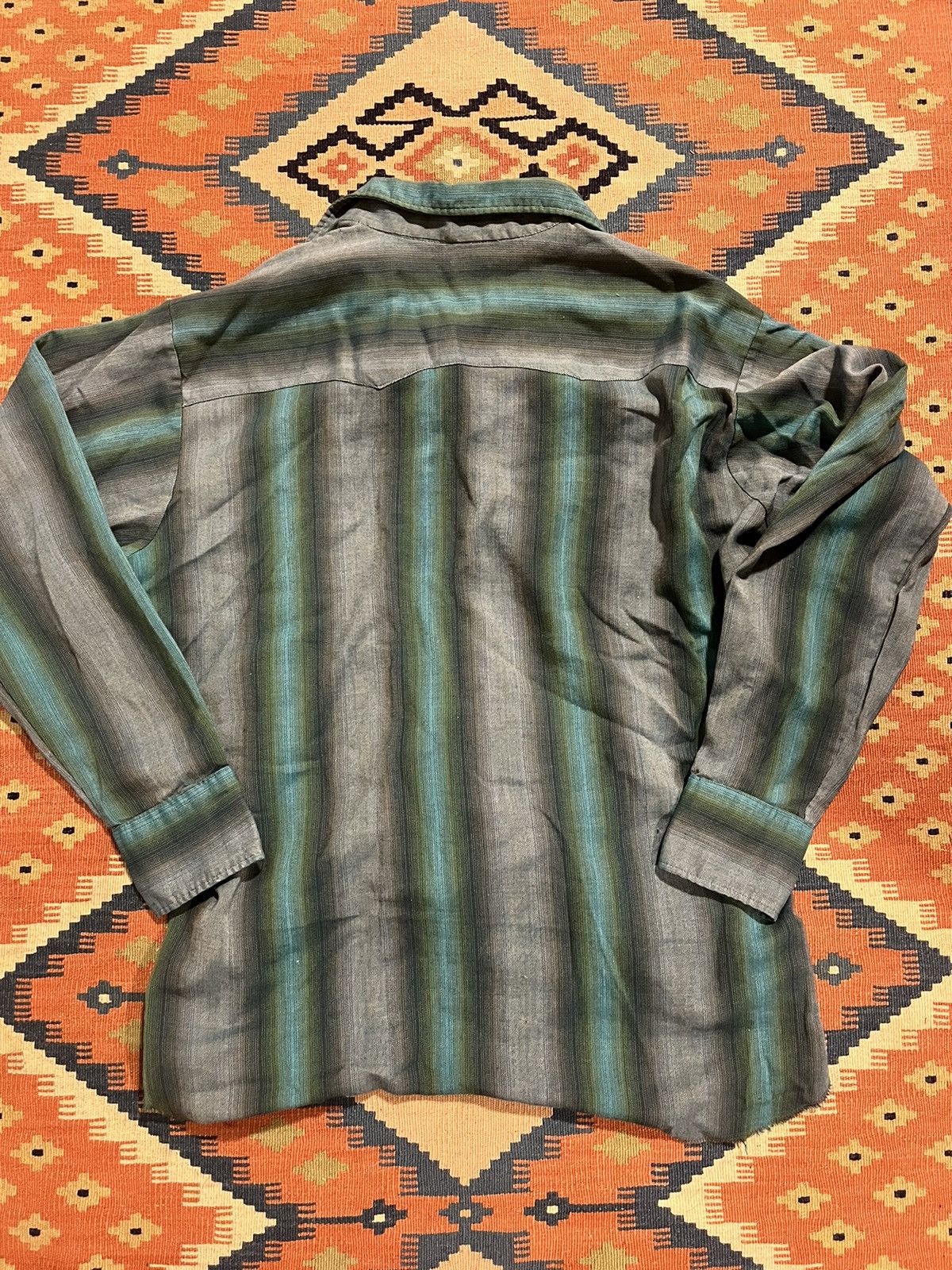 Levi's Vintage 50’s shadow plaid levis big e western shirt Size US M / EU 48-50 / 2 - 2 Thumbnail