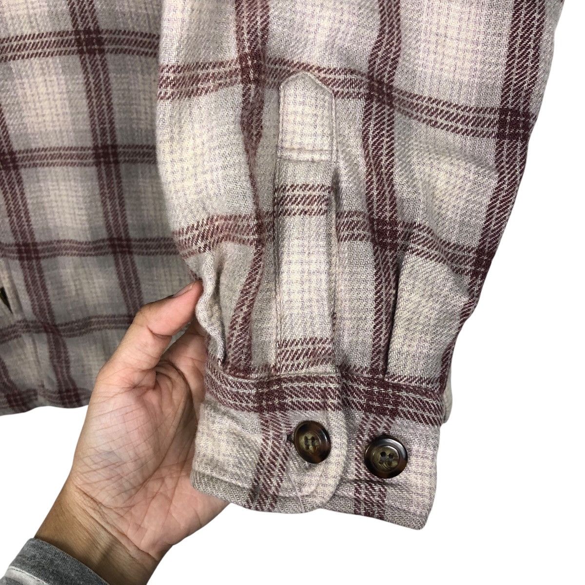 Flannel × Japanese Brand × Vintage Vintage Flannel Shirt Jacket Ralph Eton Tartan Design Check Size US M / EU 48-50 / 2 - 16 Thumbnail
