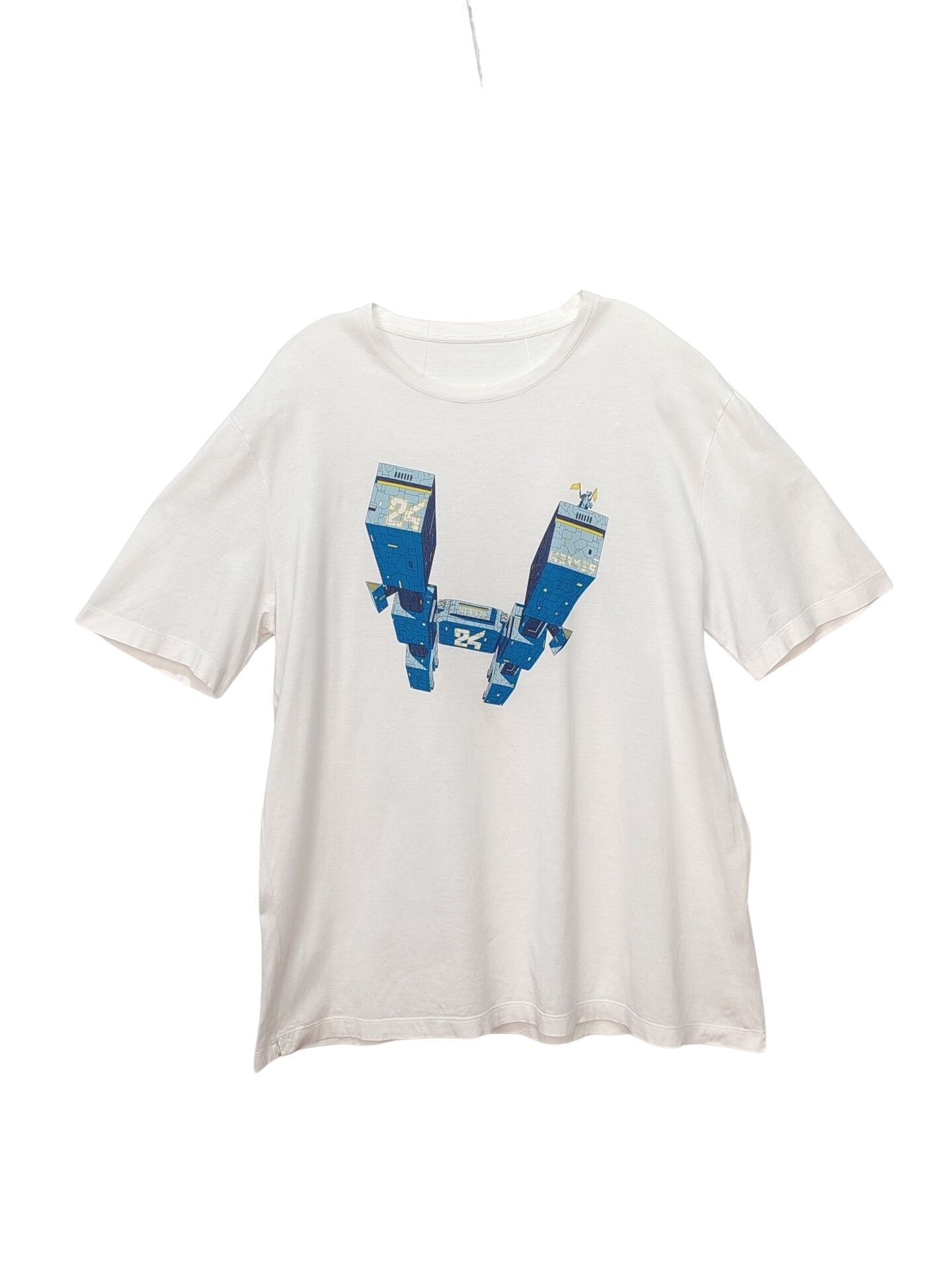 Hermes Hermes Robot Print T-Shirt Size XL Size US XL / EU 56 / 4 - 1 Thumbnail