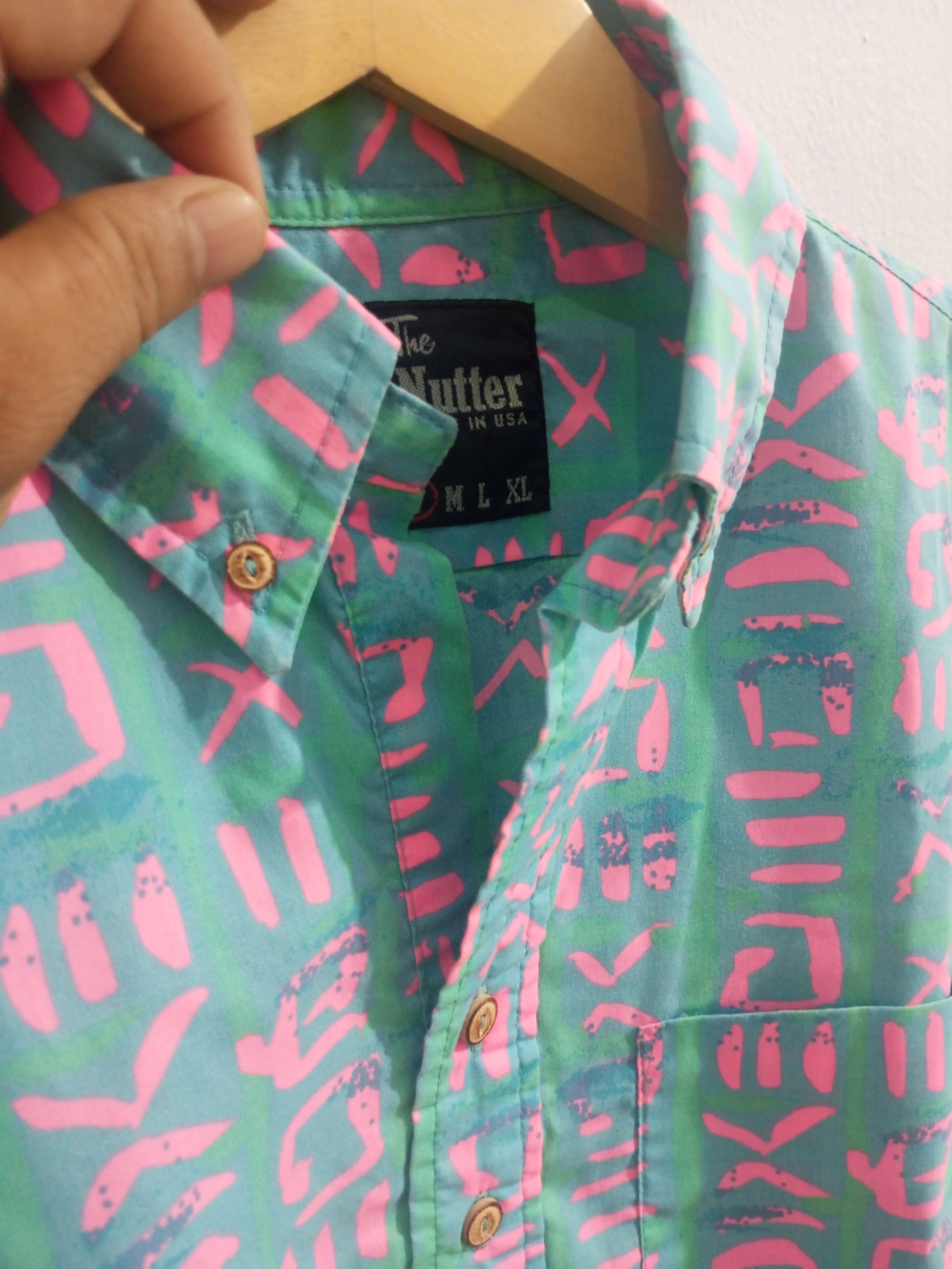 20471120 Vintage the nutter half button open colar hawaiian shirt Size US S / EU 44-46 / 1 - 8 Thumbnail