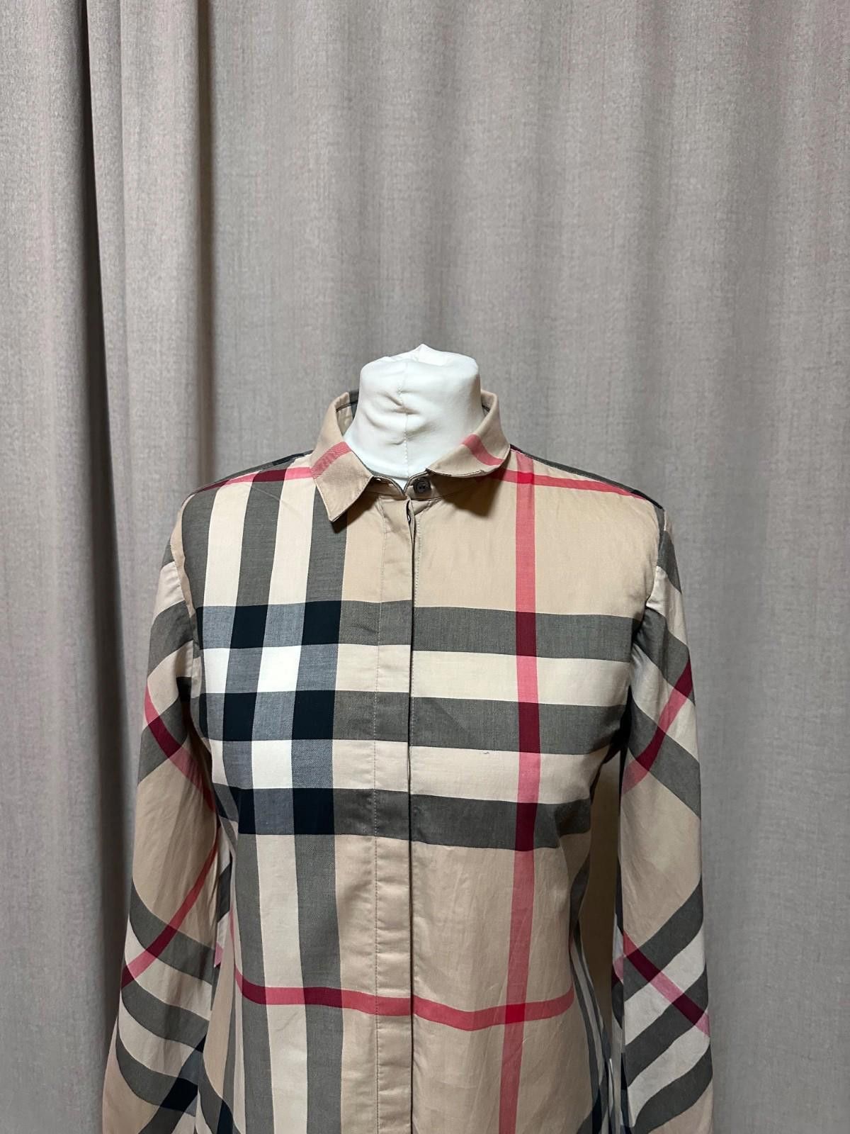 Burberry Burberry Brit Nova Check Button Down Long Sleeve Shirt Sz S Size S / US 4 / IT 40 - 2 Thumbnail
