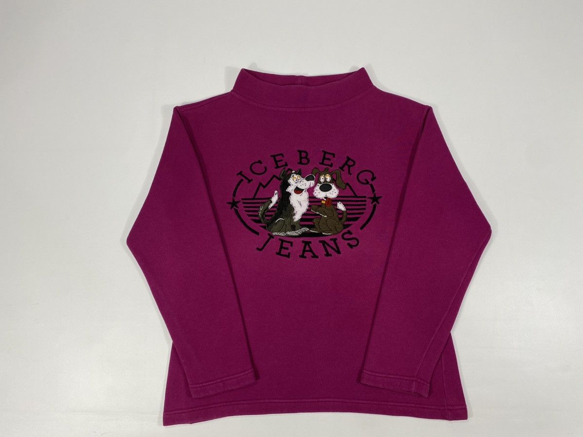 Iceberg 80s 🔥LASTDROP🔥 90s Iceberg Jeans History Dogs Sweatshirt Size M / US 6-8 / IT 42-44 - 4 Thumbnail