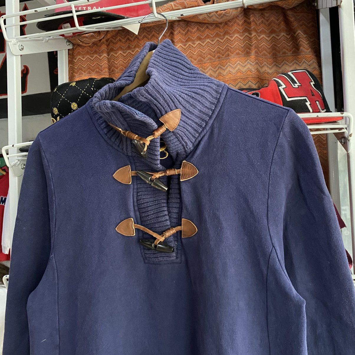 Ralph Lauren Ralph Lauren Equestrian Horse Blue 383 Big Pony Toggle Sweat Size M / US 6-8 / IT 42-44 - 3 Thumbnail