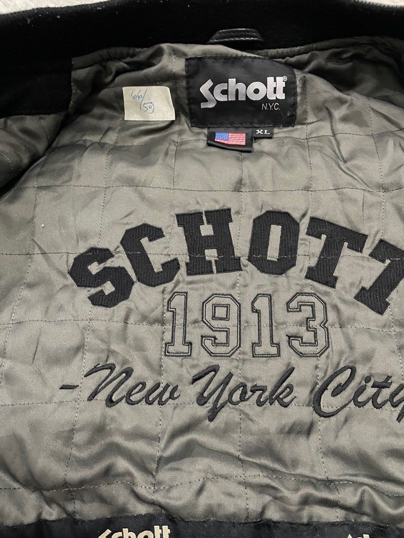 Schott Schott Nyc Varsity Woll Size US XL / EU 56 / 4 - 4 Thumbnail