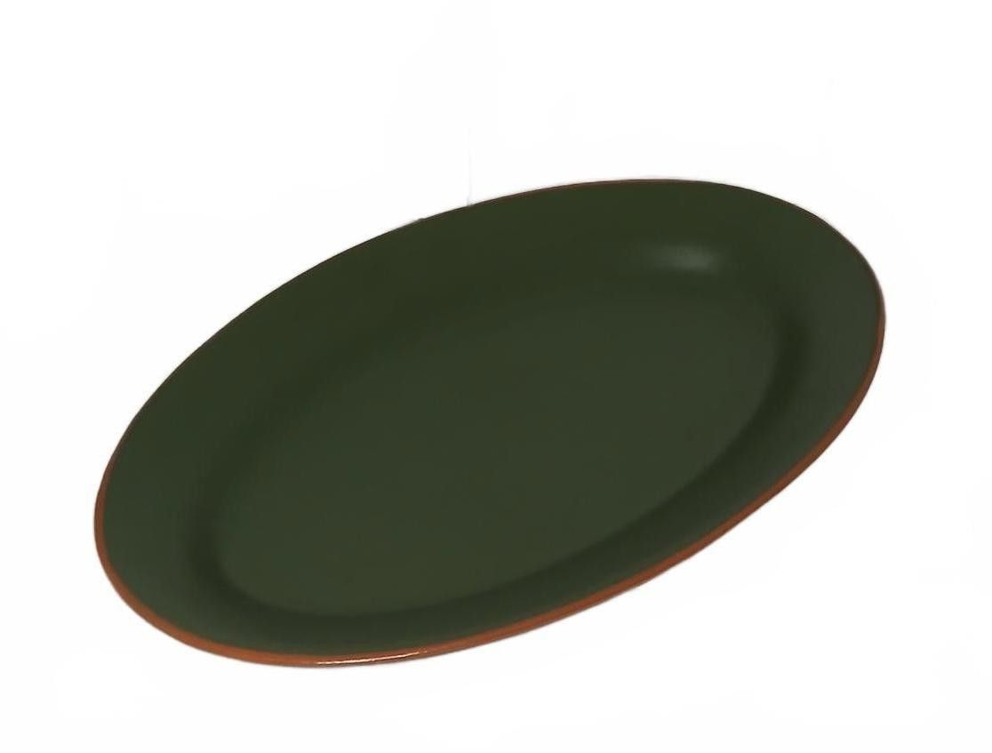Designer Casa Verde Terra Cotta Tableware Oval Platter Size ONE SIZE - 1 Thumbnail