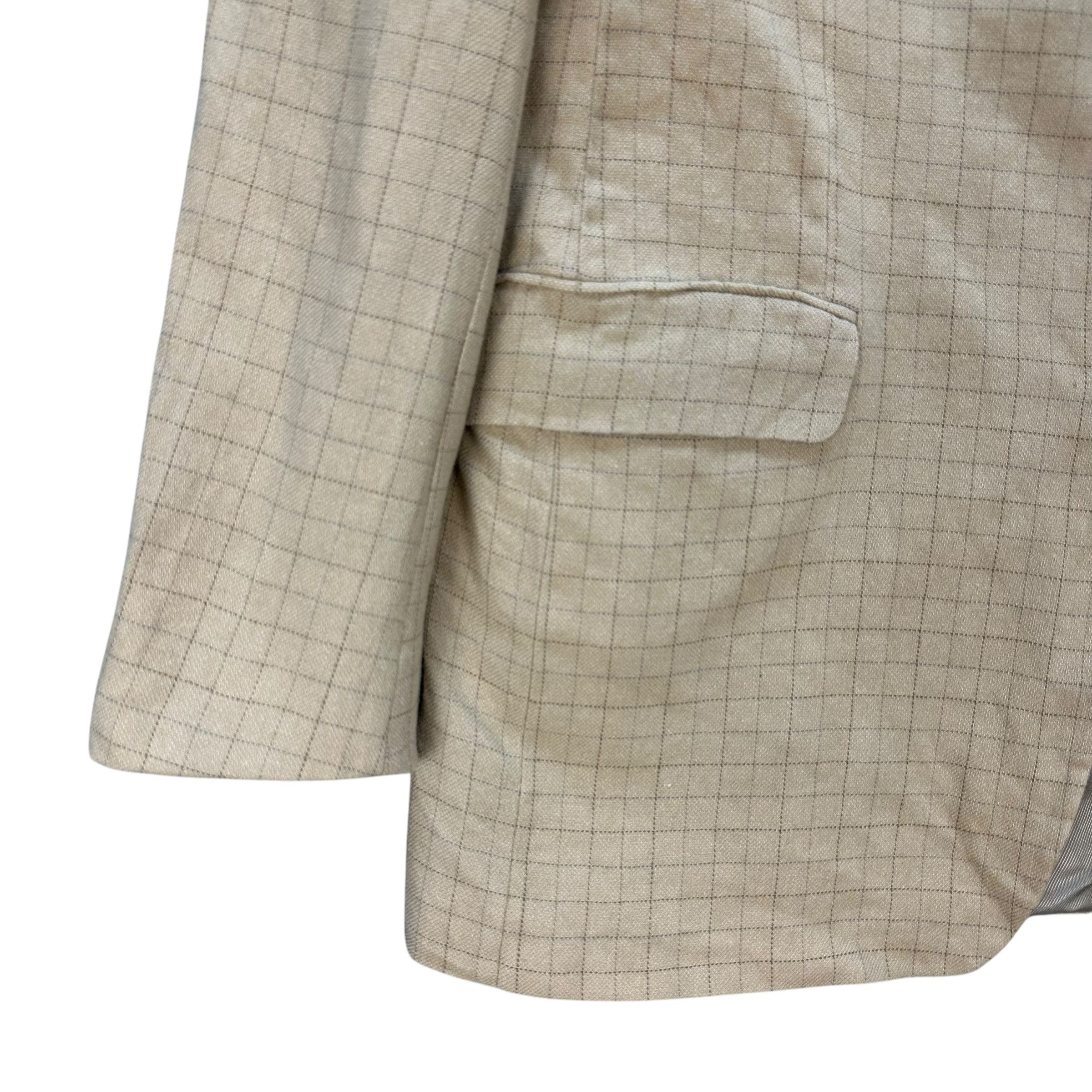 Burberry Vintage BURBERRY Kensington Check Wool Silk Blazer #A79-1916 Size US M / EU 48-50 / 2 - 4 Thumbnail