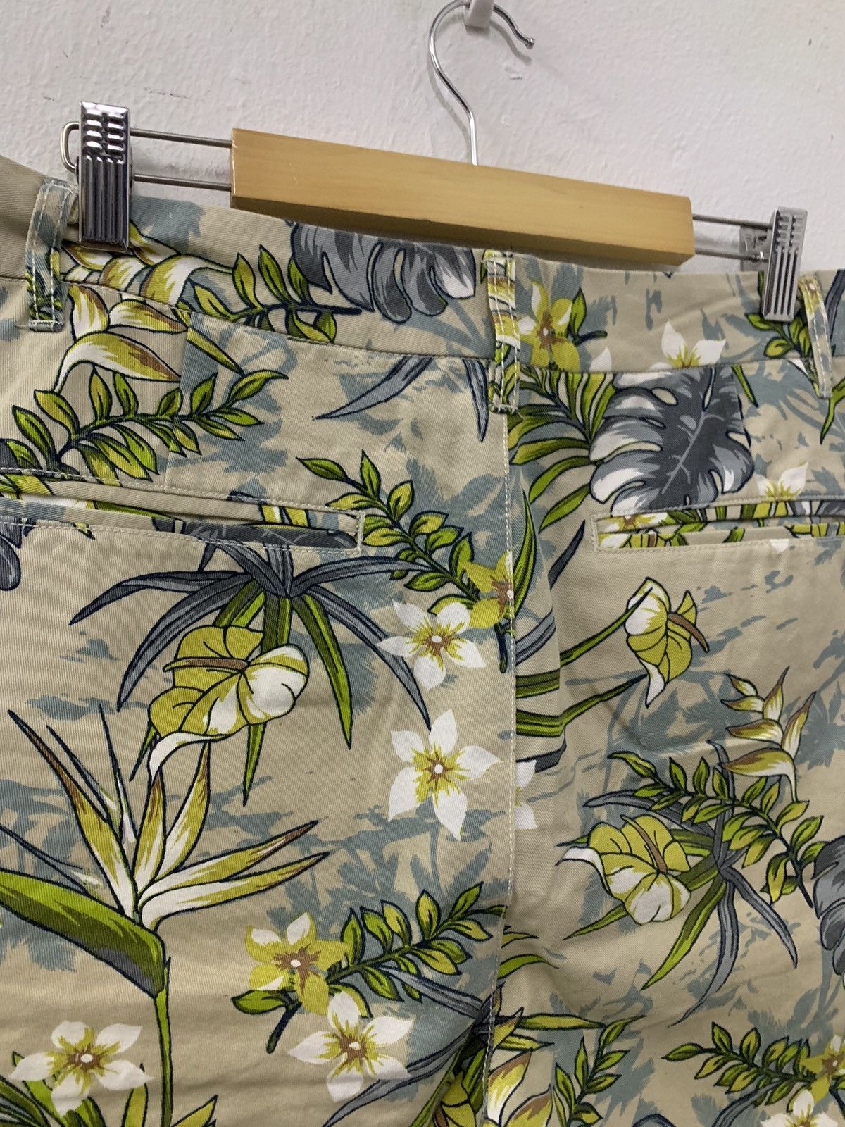 Stussy × Vintage Stussy Floral Casual Short Pants Size US 30 / EU 46 - 3 Thumbnail