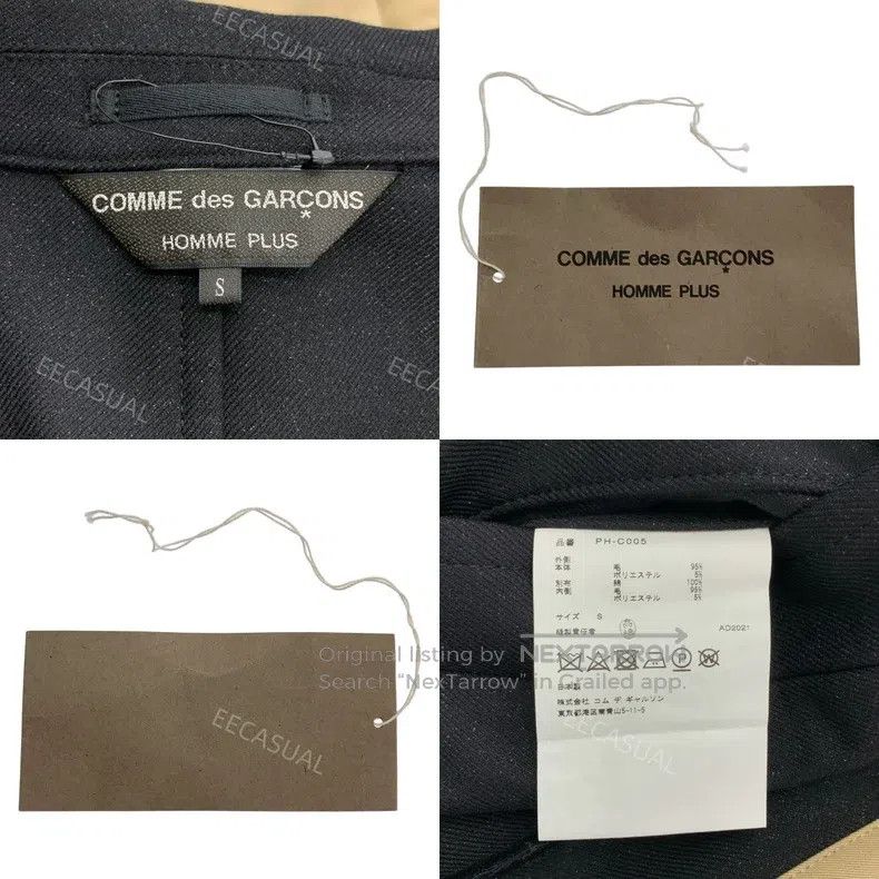 Comme des Garcons Comme Des Garcons Wool Blended Double Sided Wearable Coat Size US S / EU 44-46 / 1 - 9 Thumbnail