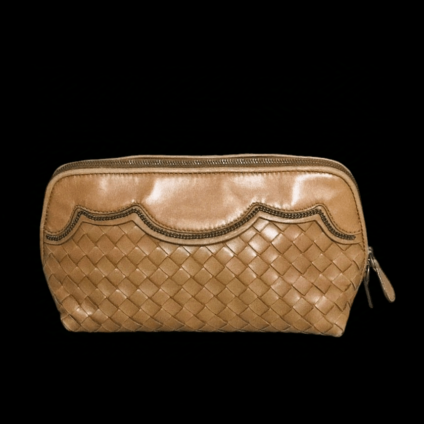 Bottega Veneta Auth Bottega Veneta Leather Brown Clutches Size ONE SIZE - 1 Thumbnail