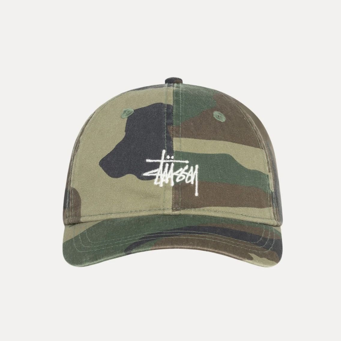 Stussy Stussy Low Pro Washed Cotton Basic Strapback Camouflage Hat Size ONE SIZE - 1 Thumbnail