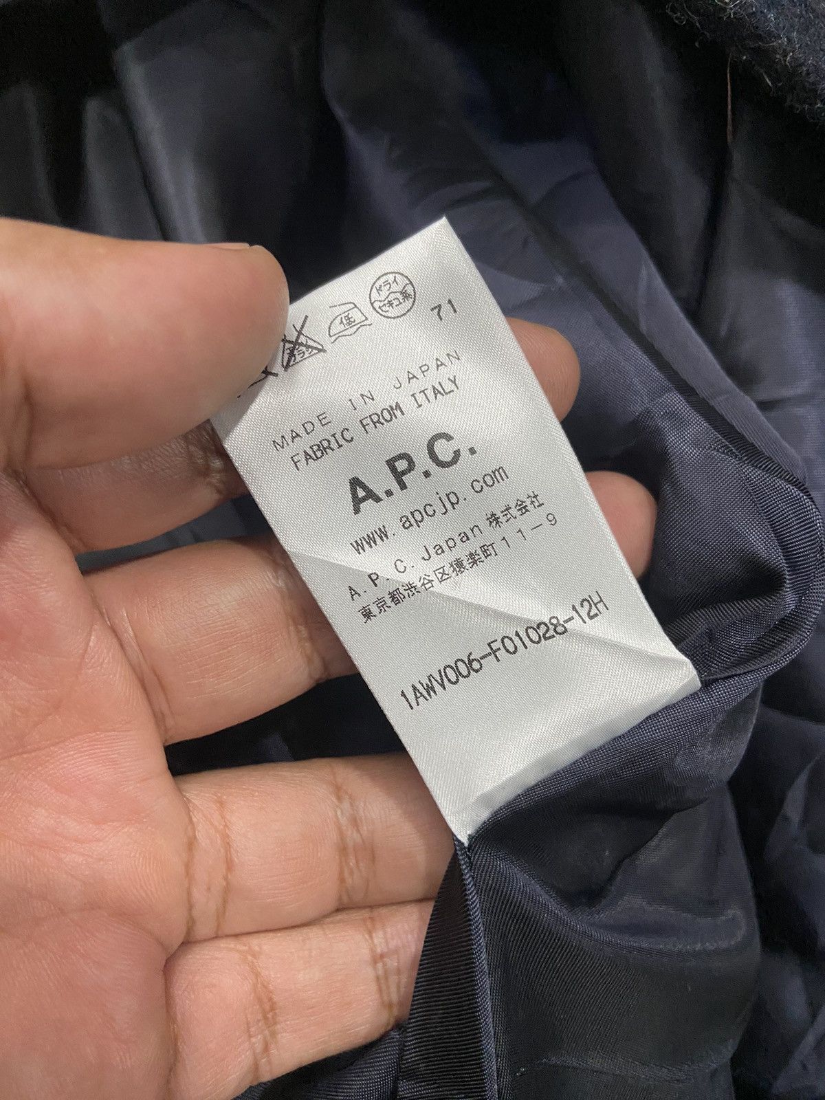 A.P.C. Navy Cape Size S / US 4 / IT 40 - 8 Thumbnail
