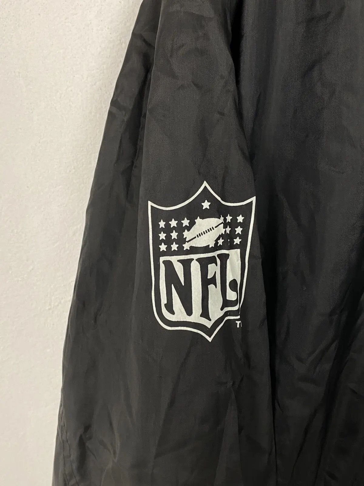 NFL 90s Vintage Los Angeles Raiders Lightweight Button Up Jacket Size US S / EU 44-46 / 1 - 4 Thumbnail