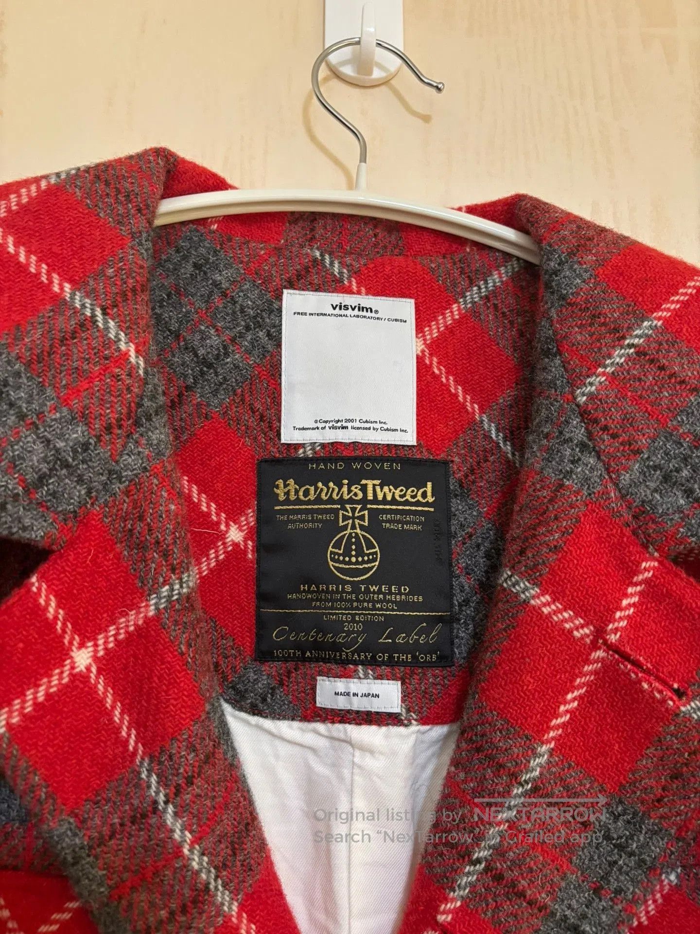 Visvim Visvim Harris Tweed Plaid Wool Coat. Size US M / EU 48-50 / 2 - 1 Thumbnail