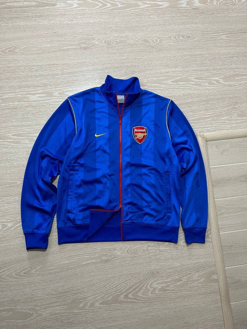 VTG shops NIKE ARSENAL FC GUNNERS 2001 TRAINING SOCCER WINDBREAKER JACKET MEDIUM