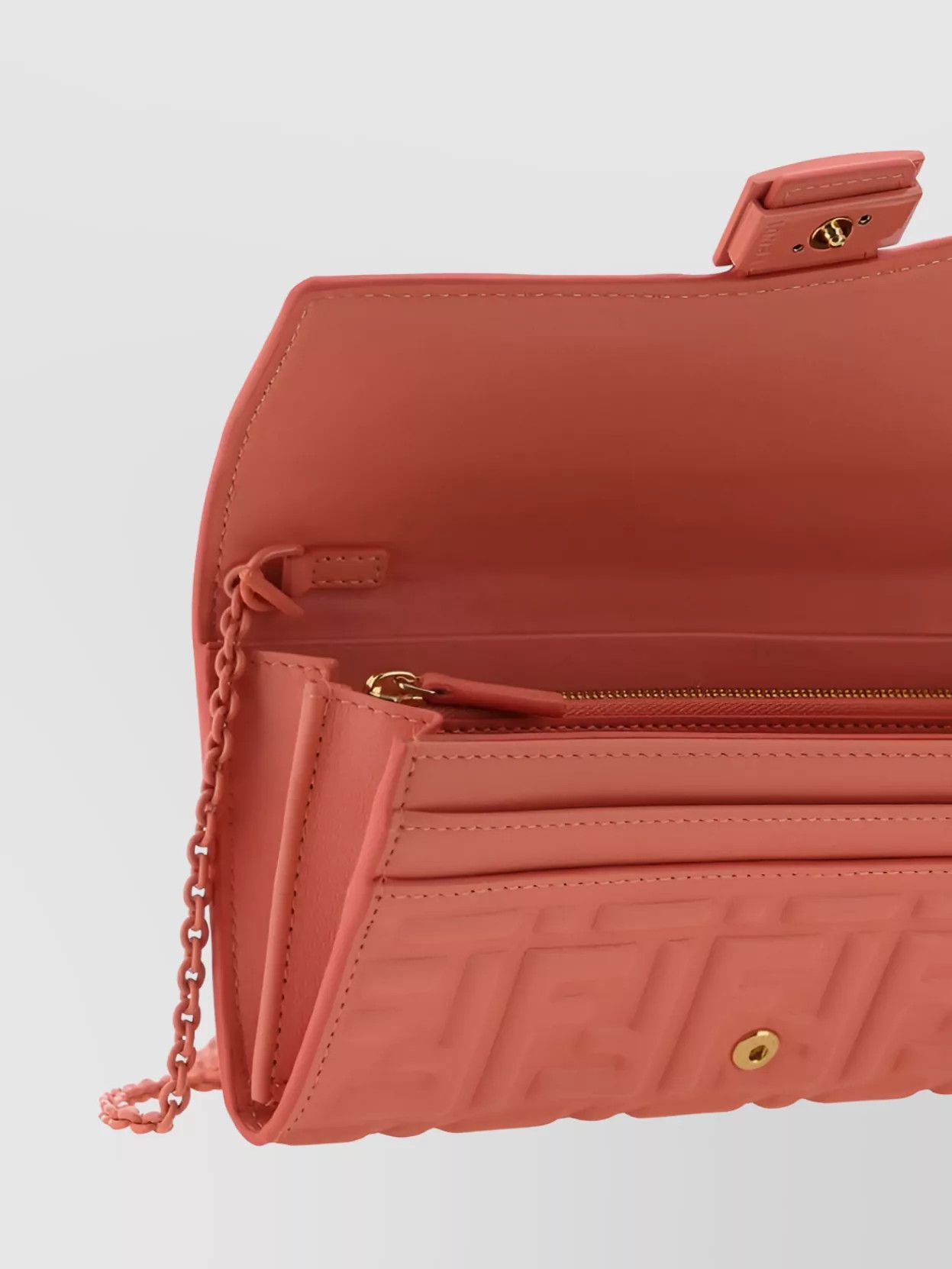 Fendi o1s1wg111224 Size: OS / Baguette Continental Wallet in Pink Size ONE SIZE - 4 Thumbnail