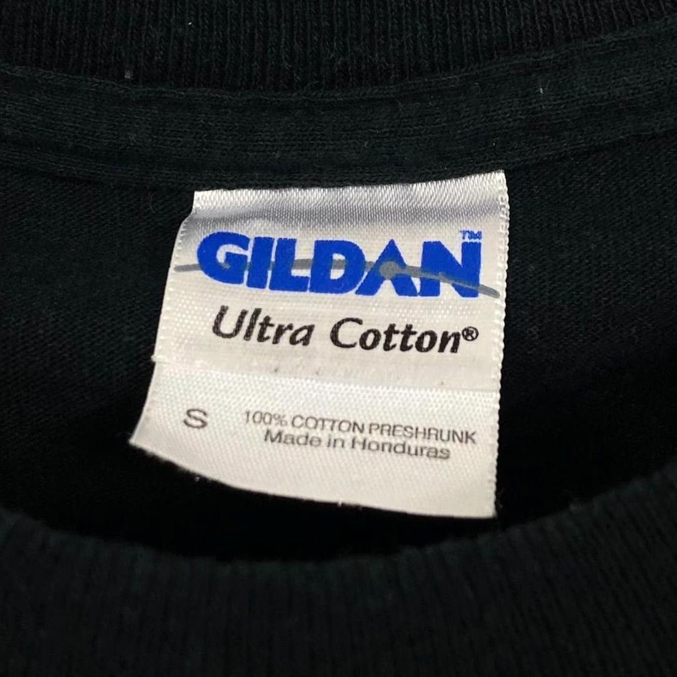 Gildan Gildan T-Shirt Mens Small Black Wild Party “Motors & Beach” Biker Souvenir Graphic Front Back Neck Print Shirt (Light Wear) Size US S / EU 44-46 / 1 - 3 Thumbnail