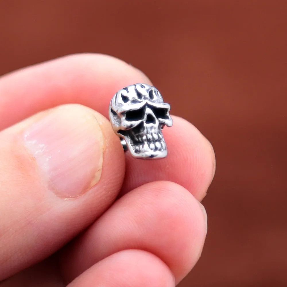 Jewelry × Vintage Vintage Rock Punk Skeleton Earrings Size ONE SIZE - 2 Thumbnail
