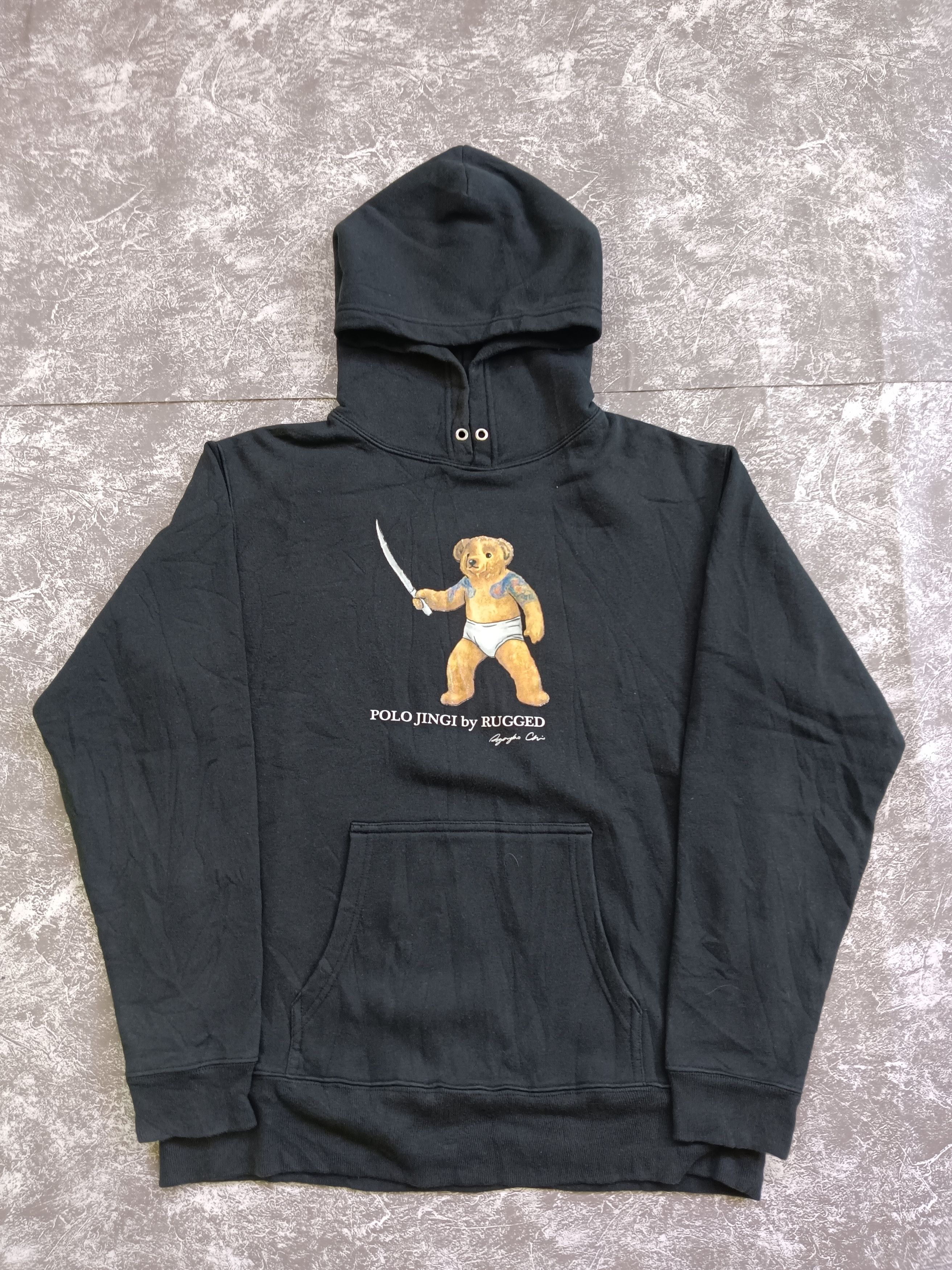 Designer × Japanese Brand Polo Jingi By Rugged Bear hoodie Size US L / EU 52-54 / 3 - 1 Thumbnail