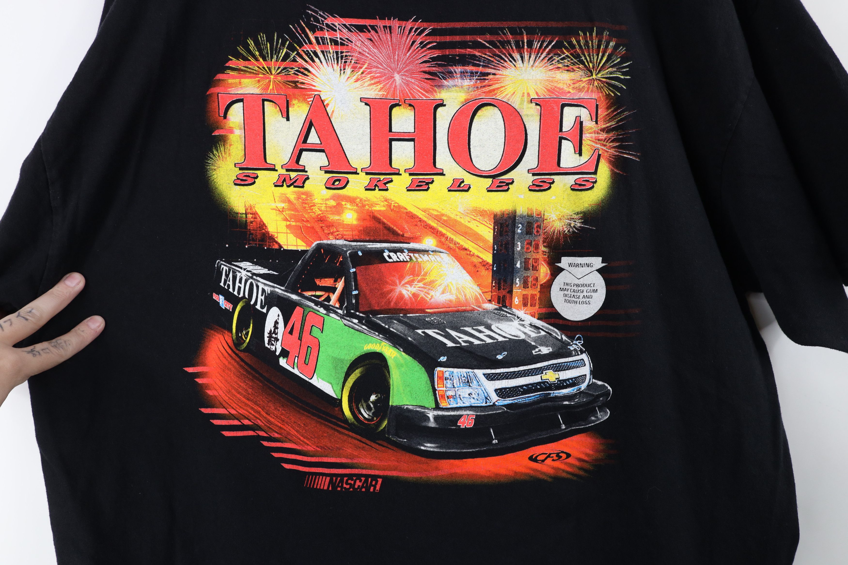 Vintage Vintage 90s Y2K NASCAR Smokeless Tobacco Racing Team T-Shirt Size US XL / EU 56 / 4 - 10 Thumbnail